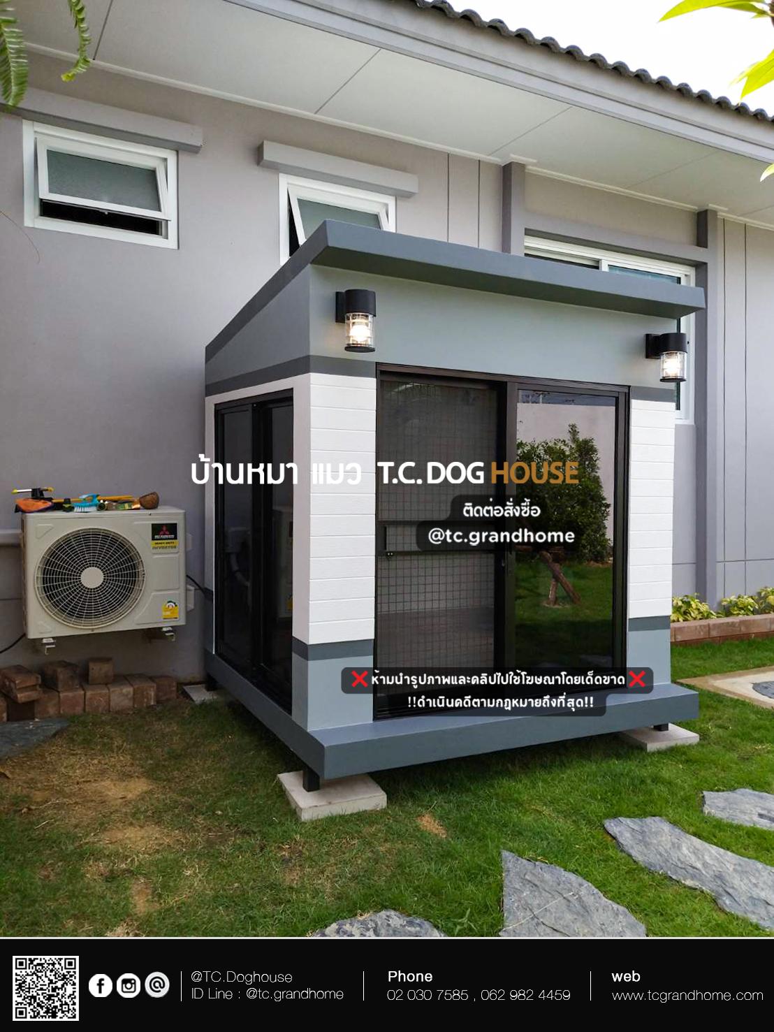 บ้านหมา บ้านแมว แบบ 8 คลาสสิคสไตล์ ขนาด 150x170x180cm. - Image 4