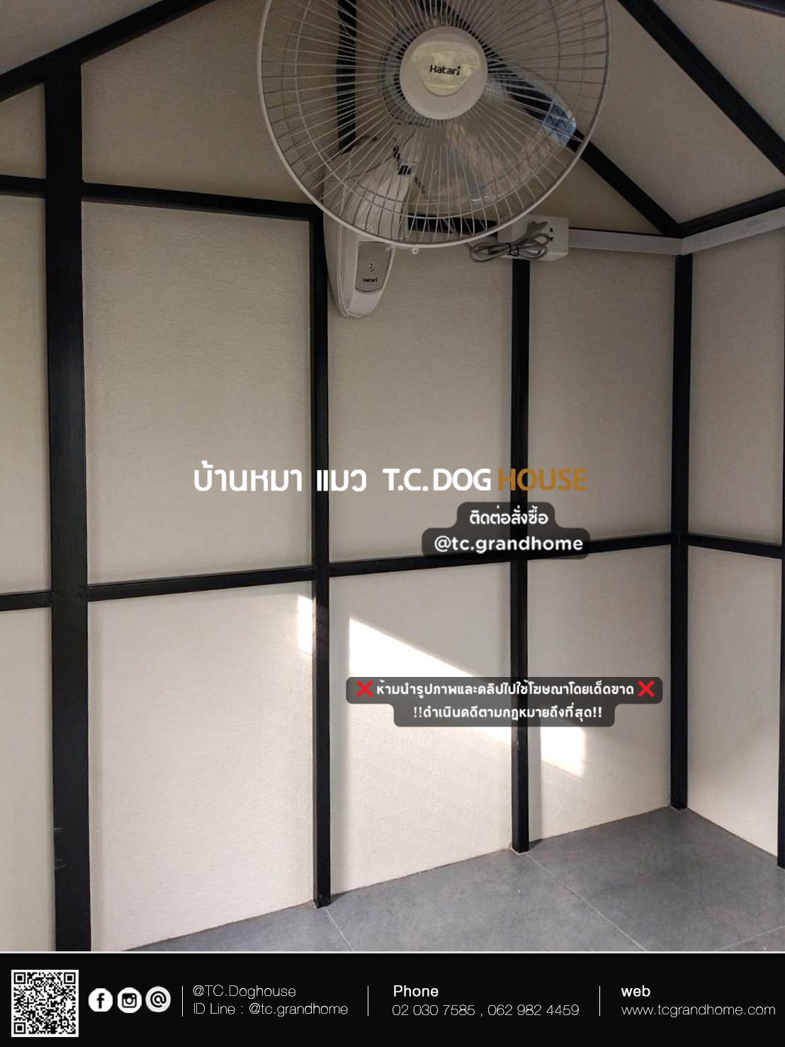 บ้านหมา บ้านแมว แบบ 1 นอร์ดิกสไตล์ ขนาด 120x150x180cm. - Image 10