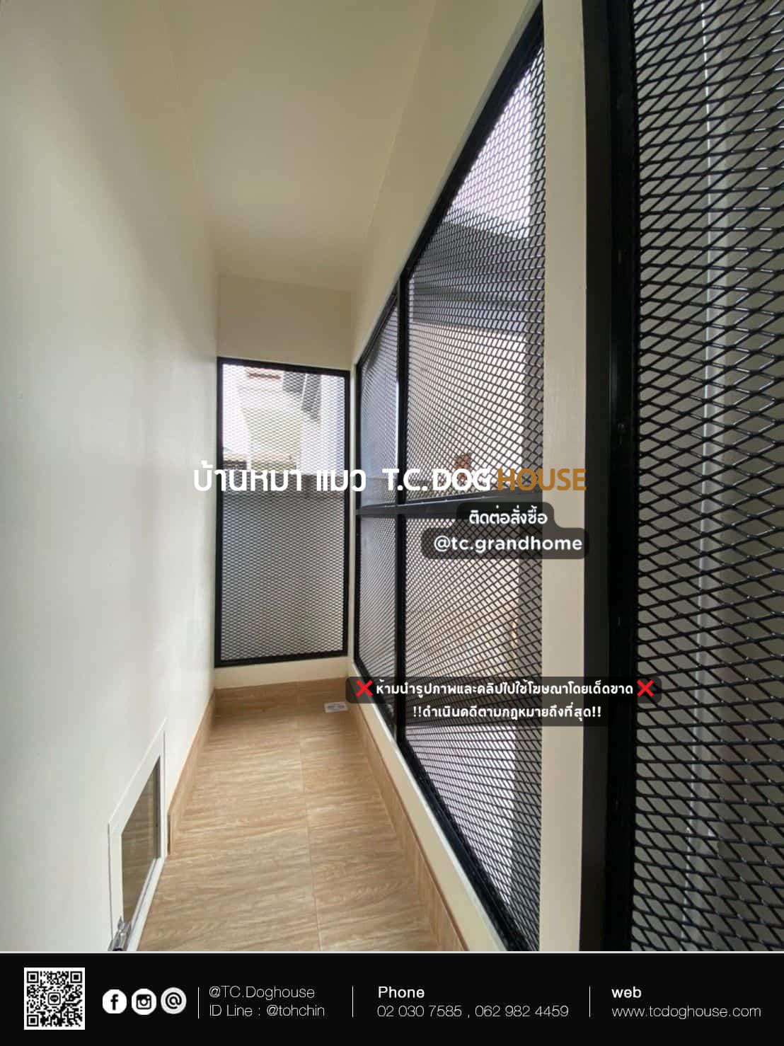 บ้านหมา บ้านแมว แบบ 4 โมเดิร์นสไตล์ ขนาด 170x230x220cm. - Image 5