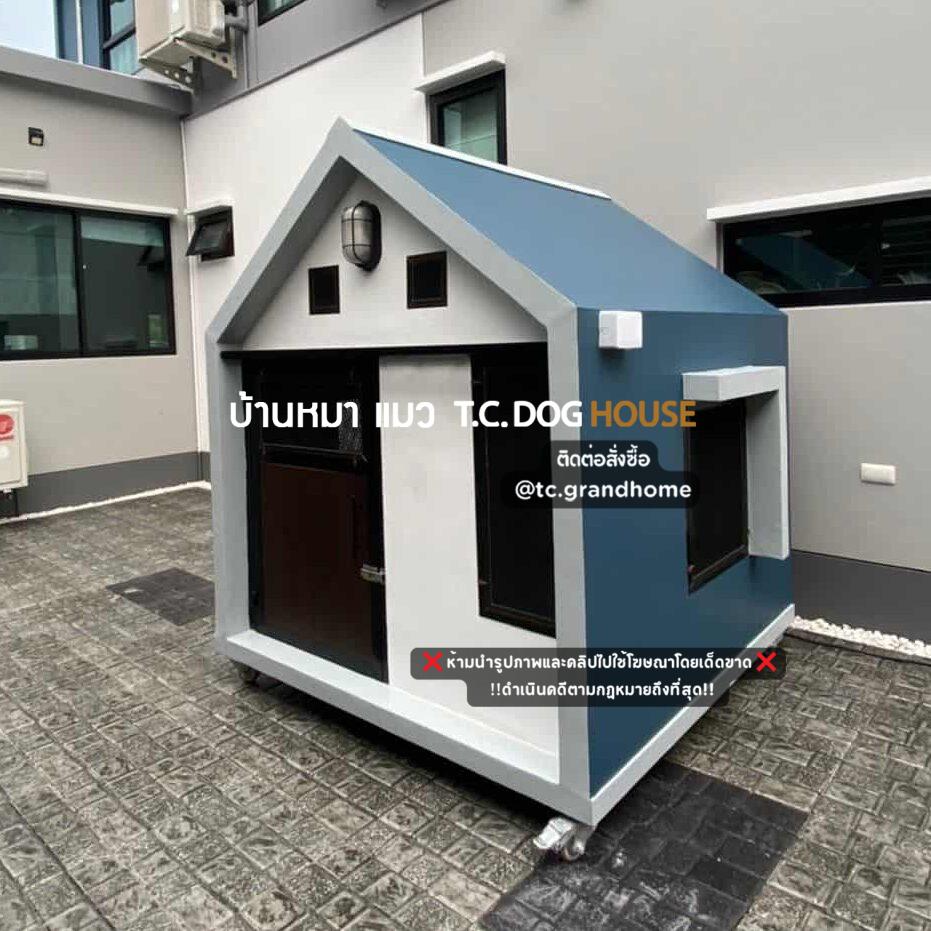 บ้านหมา บ้านแมว แบบ 1 นอร์ดิกสไตล์ ขนาด 120x150x180cm.
