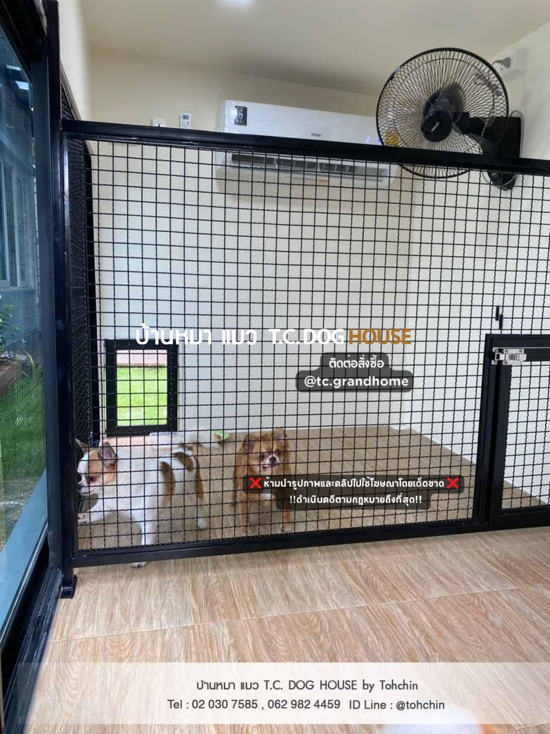 บ้านหมา บ้านแมว แบบ 3 โมเดิร์นสไตล์ ขนาด 180x300x200cm. - Image 3