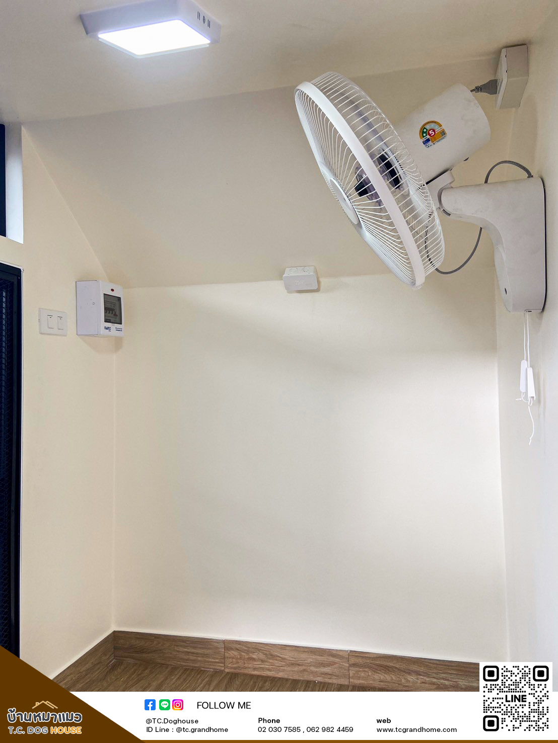 บ้านหมา บ้านแมว แบบ 11 นอร์ดิกสไตล์ ขนาด 150x170x180cm. - Image 5