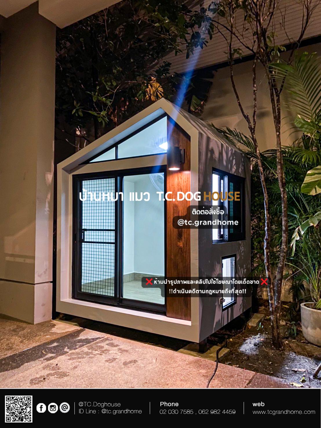 บ้านหมา บ้านแมว แบบ 11 นอร์ดิกสไตล์ ขนาด 120x150x180cm. - Image 5