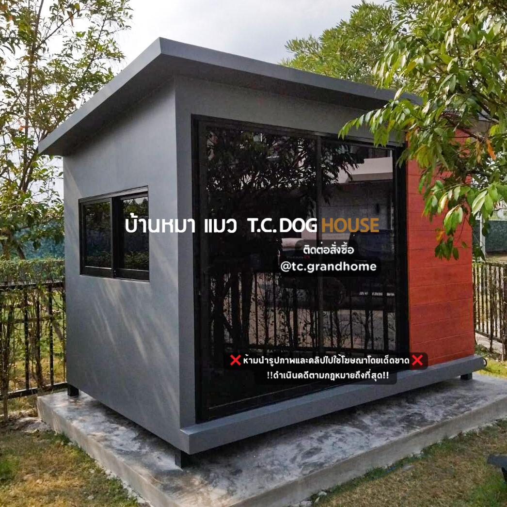 บ้านแมว บ้านแมว แบบ 6 โมเดิร์นสไตล์ ขนาด 200x300x230cm.