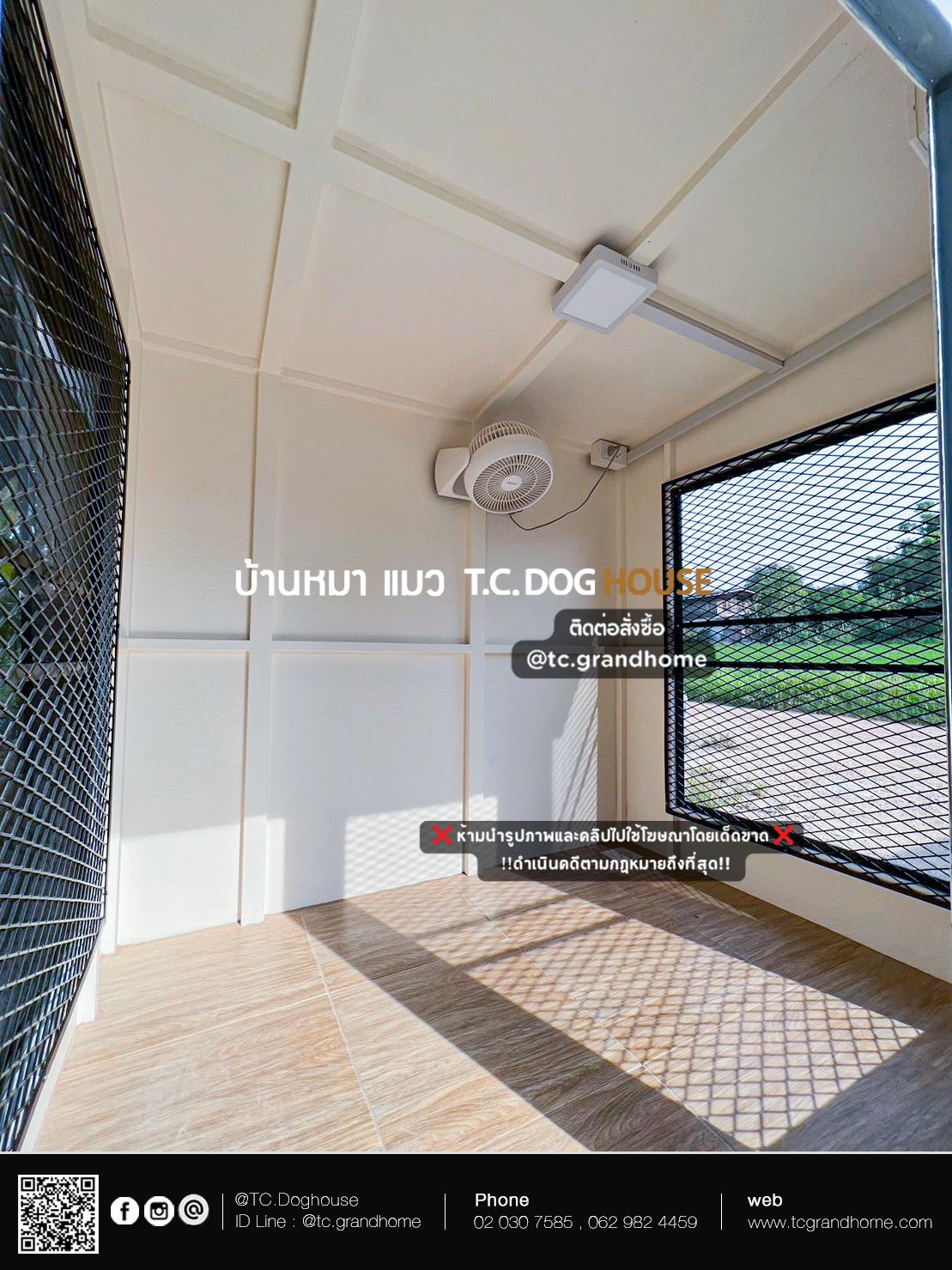 บ้านหมา บ้านแมว แบบ 14 โมเดิร์นสไตล์ ขนาด 120x150x160cm. - Image 6