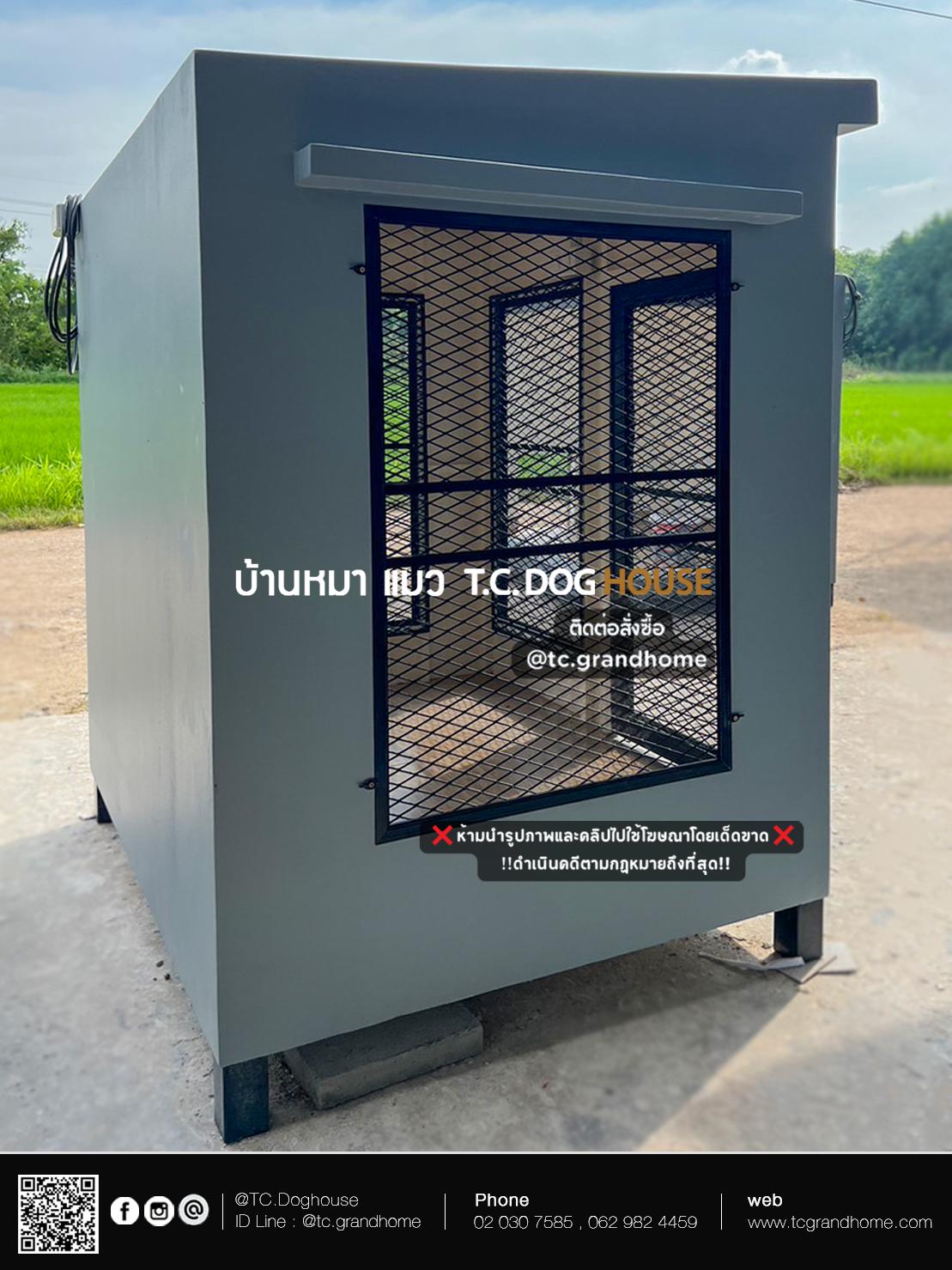 บ้านหมา บ้านแมว แบบ 14 โมเดิร์นสไตล์ ขนาด 120x150x160cm. - Image 5