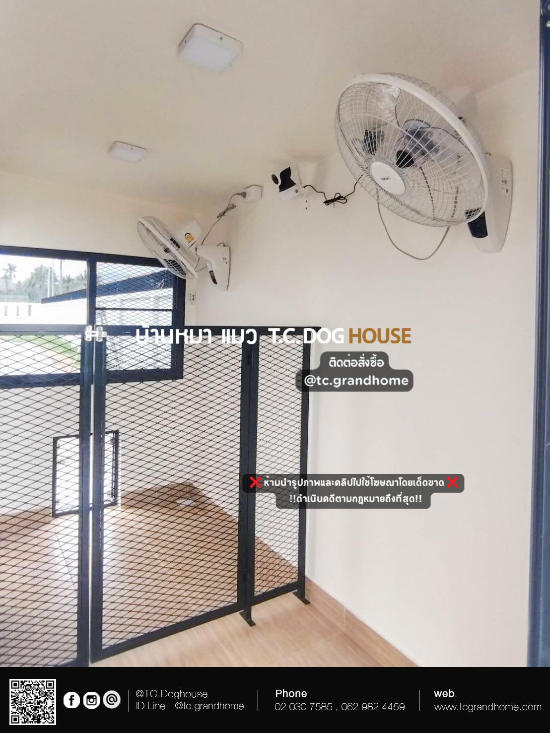 บ้านหมา บ้านแมว แบบ 3 โมเดิร์นสไตล์ ขนาด 150x300x220cm. - Image 9