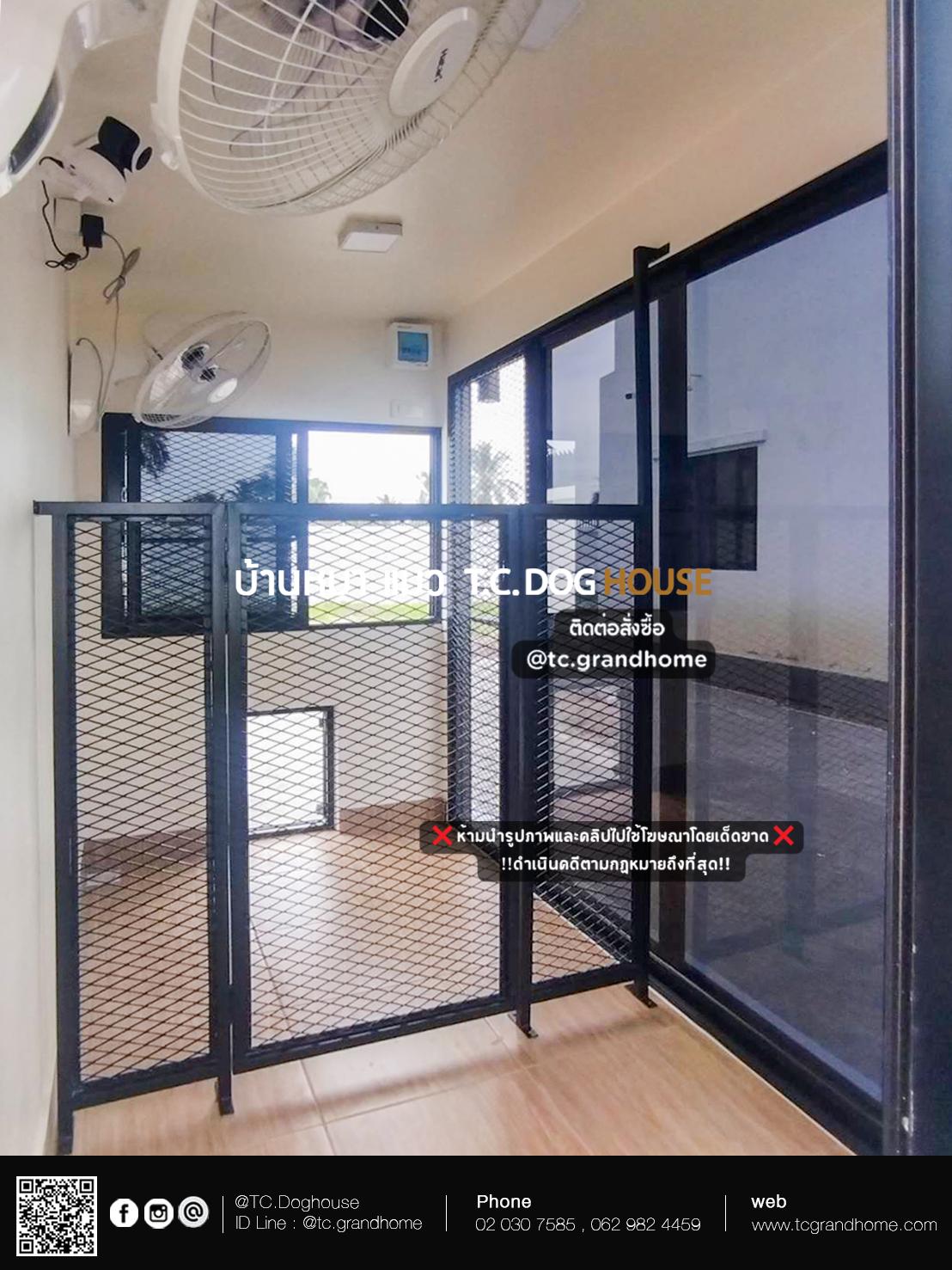 บ้านหมา บ้านแมว แบบ 3 โมเดิร์นสไตล์ ขนาด 150x300x220cm. - Image 6