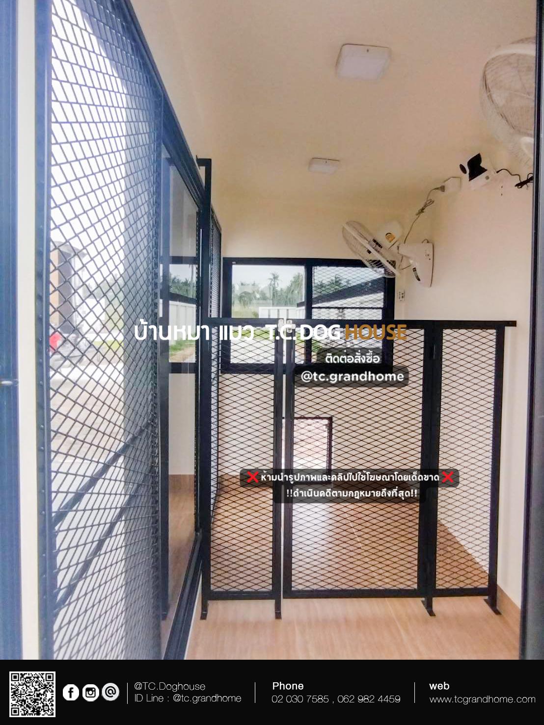 บ้านหมา บ้านแมว แบบ 3 โมเดิร์นสไตล์ ขนาด 150x300x220cm. - Image 8