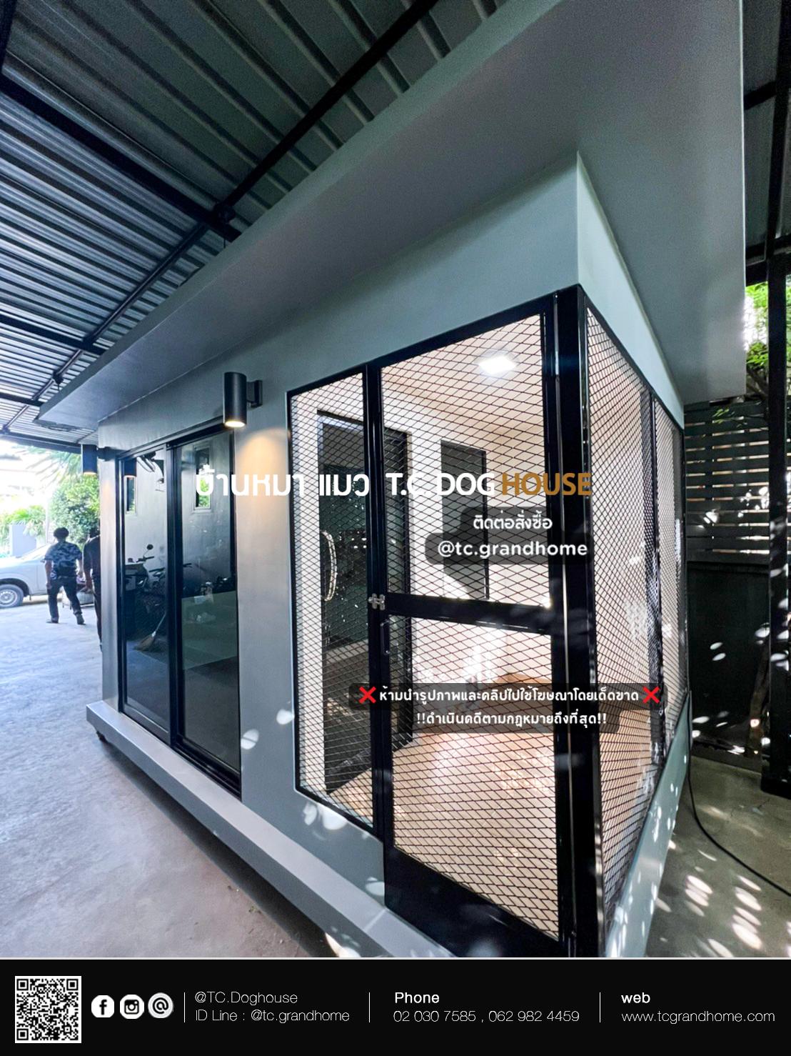 บ้านหมา บ้านแมว แบบ 21 โมเดิร์นสไตล์ ขนาด 220x350x240cm. - Image 5
