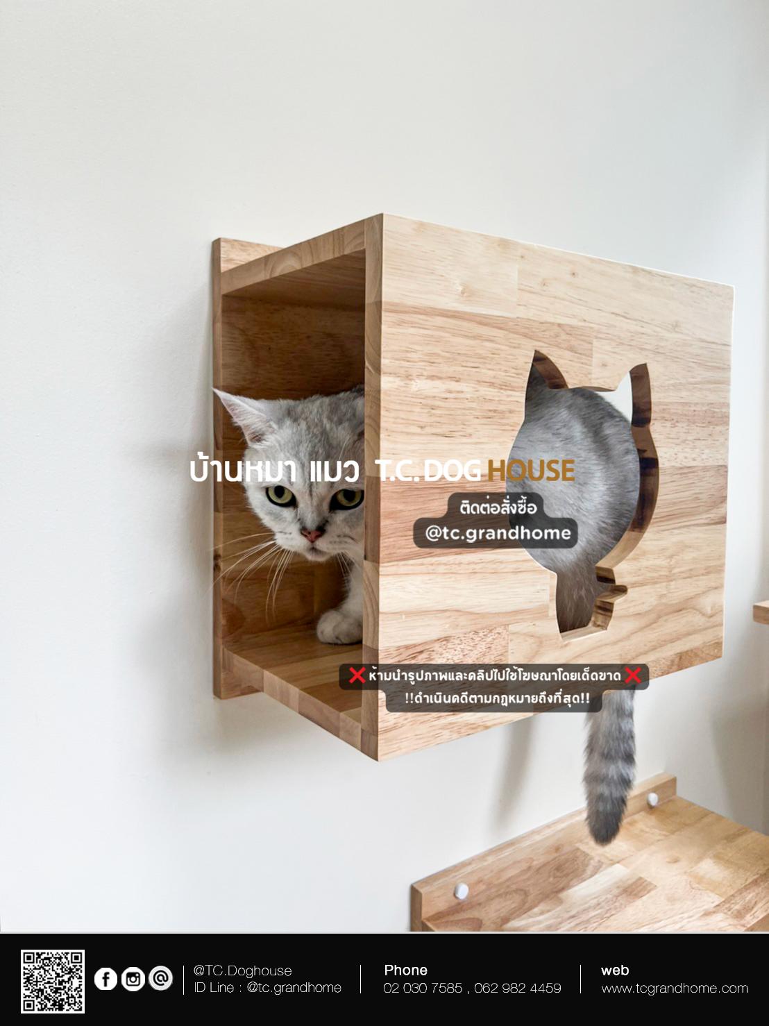 บ้านหมา บ้านแมว แบบ 11 นอร์ดิกสไตล์ ขนาด 170x400x240cm. - Image 7