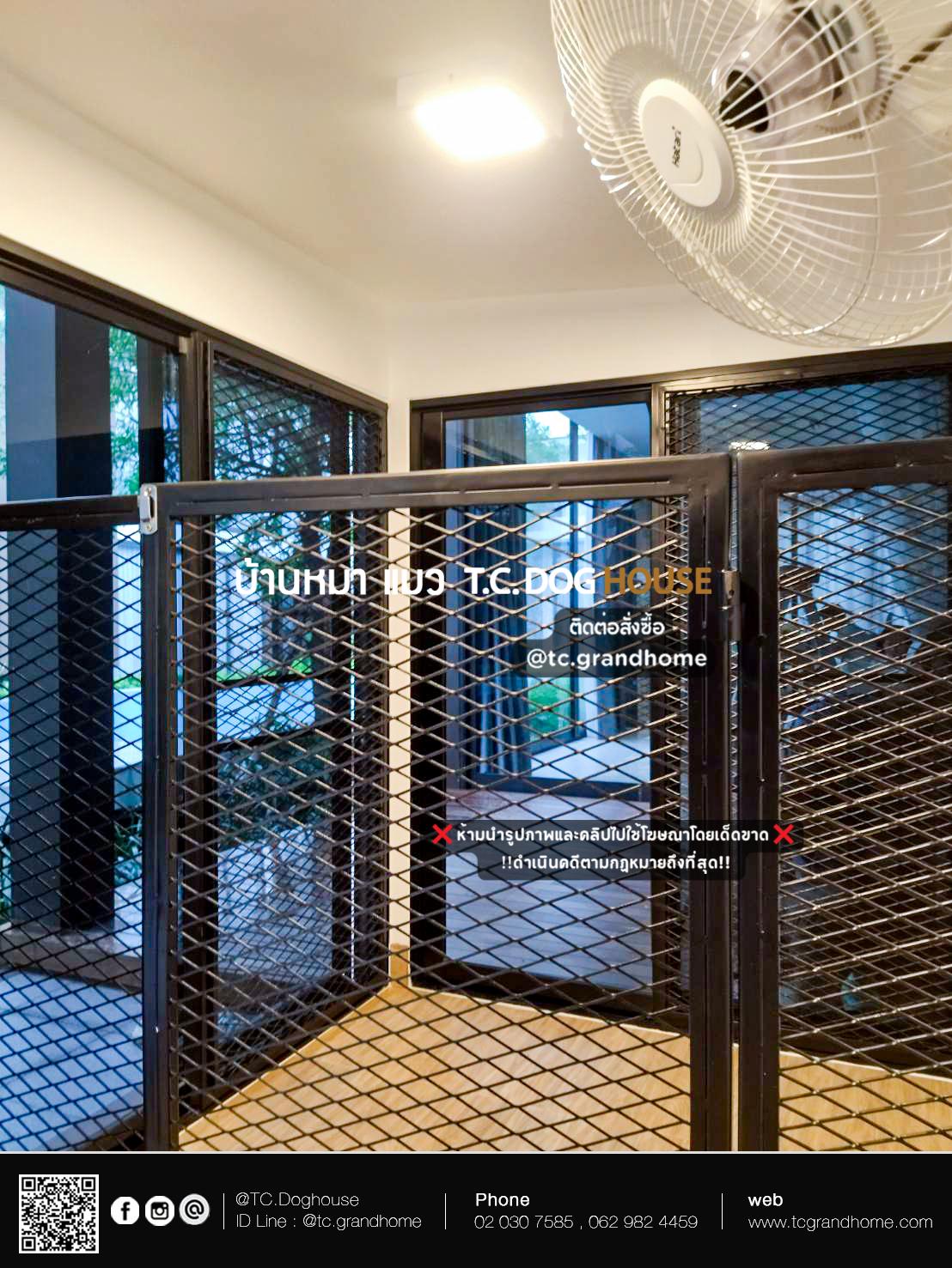 บ้านหมา บ้านแมว แบบ 3 โมเดิร์นสไตล์ ขนาด 160x270x180cm. - Image 10