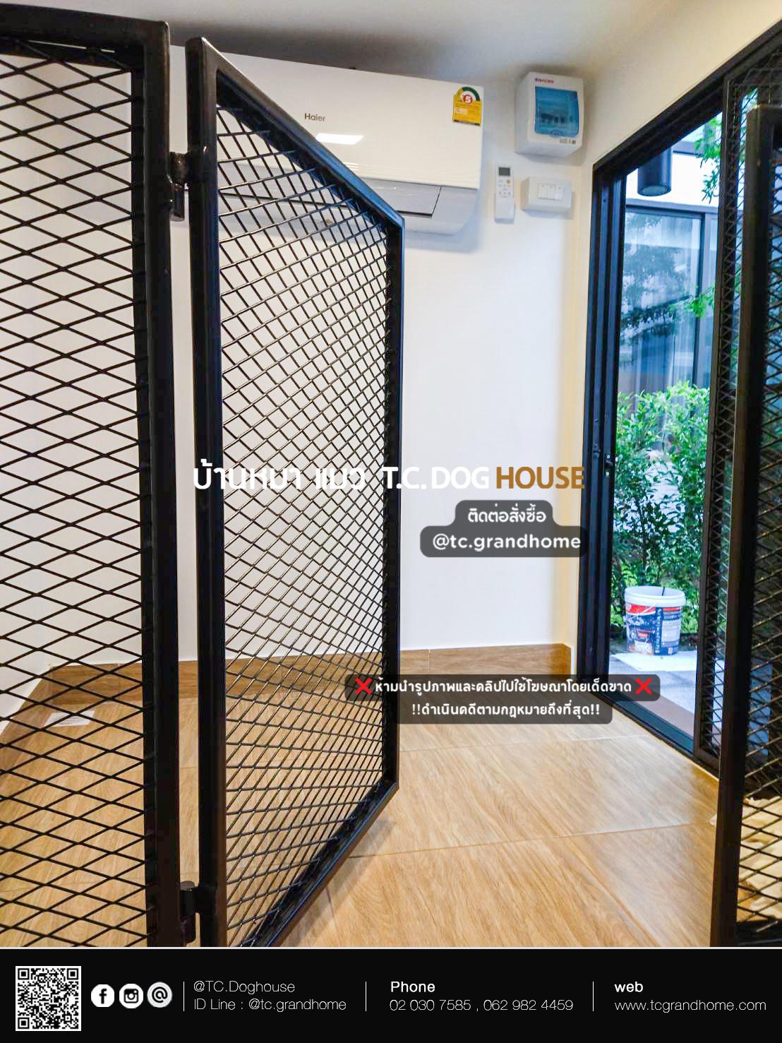 บ้านหมา บ้านแมว แบบ 3 โมเดิร์นสไตล์ ขนาด 160x270x180cm. - Image 9