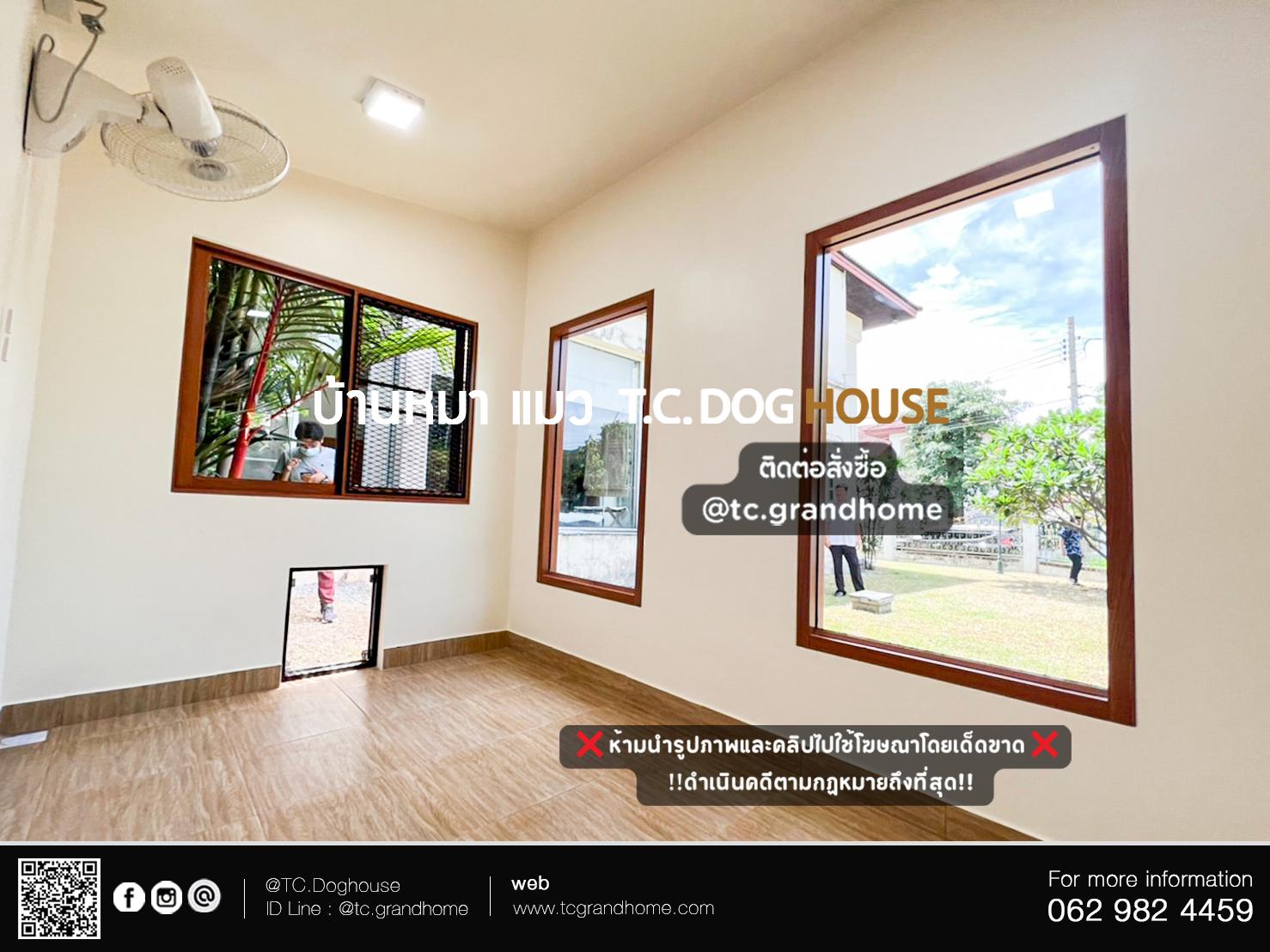 บ้านหมา บ้านแมว แบบ 12 โมเดิร์น มินิมอลสไตล์ ขนาด 200x400x250cm. - Image 6