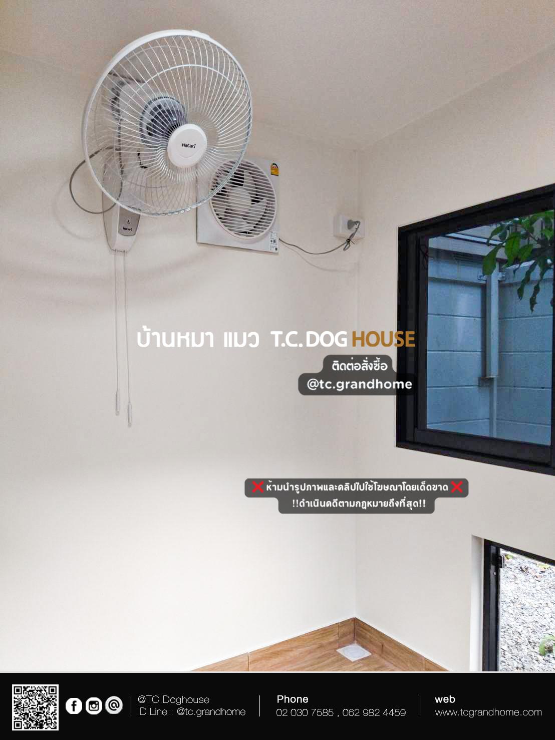 บ้านหมา บ้านแมว แบบ 3 โมเดิร์นสไตล์ ขนาด 180x200x220cm. - Image 12