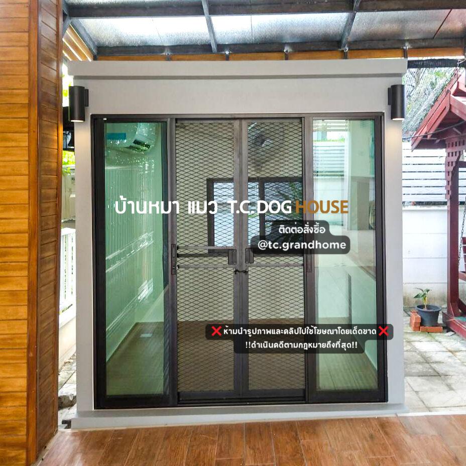 บ้านหมา บ้านแมว แบบ 3 โมเดิร์นสไตล์ ขนาด 180x200x220cm.