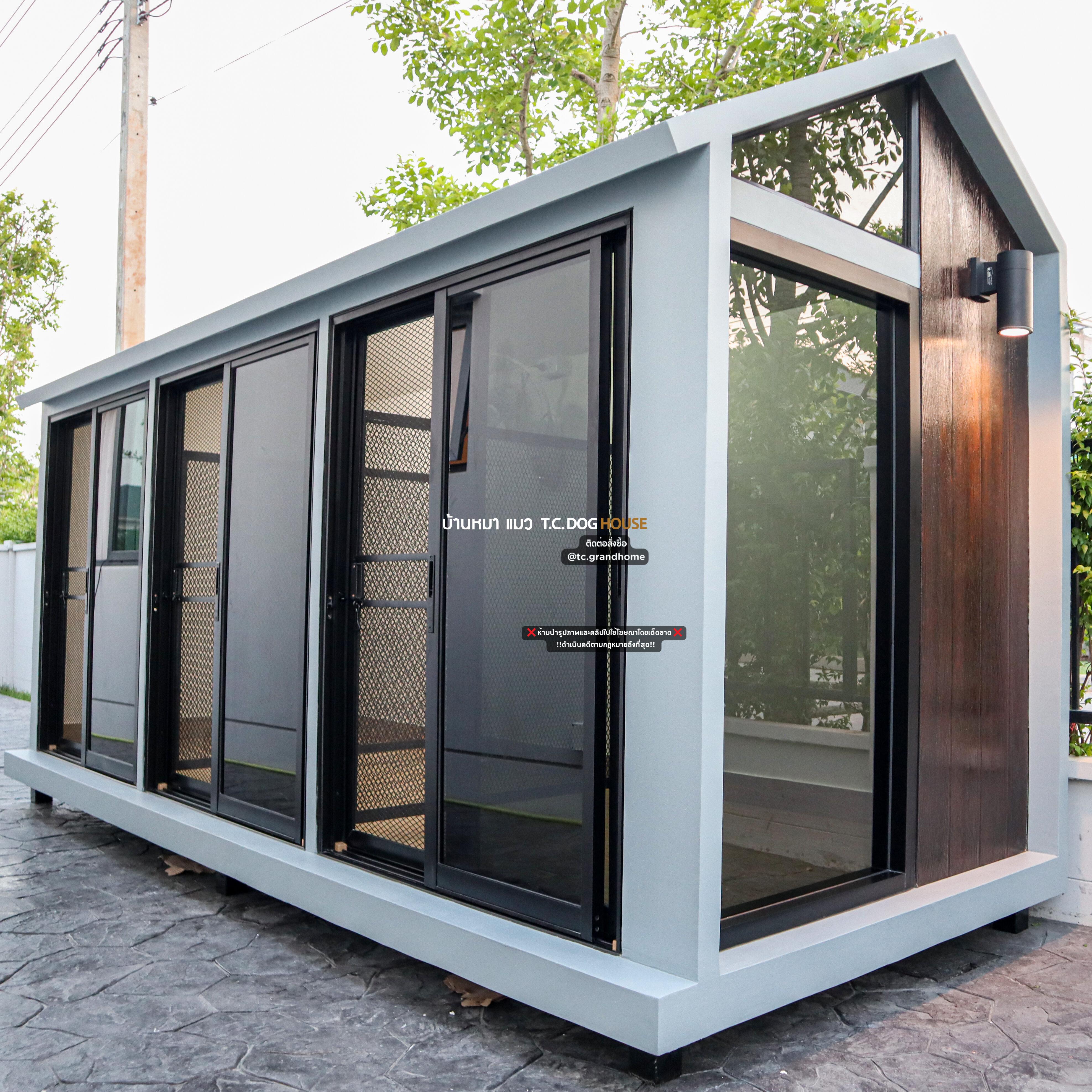 บ้านหมา บ้านแมว แบบ 11 นอร์ดิกสไตล์ ขนาด 150x400x220cm.