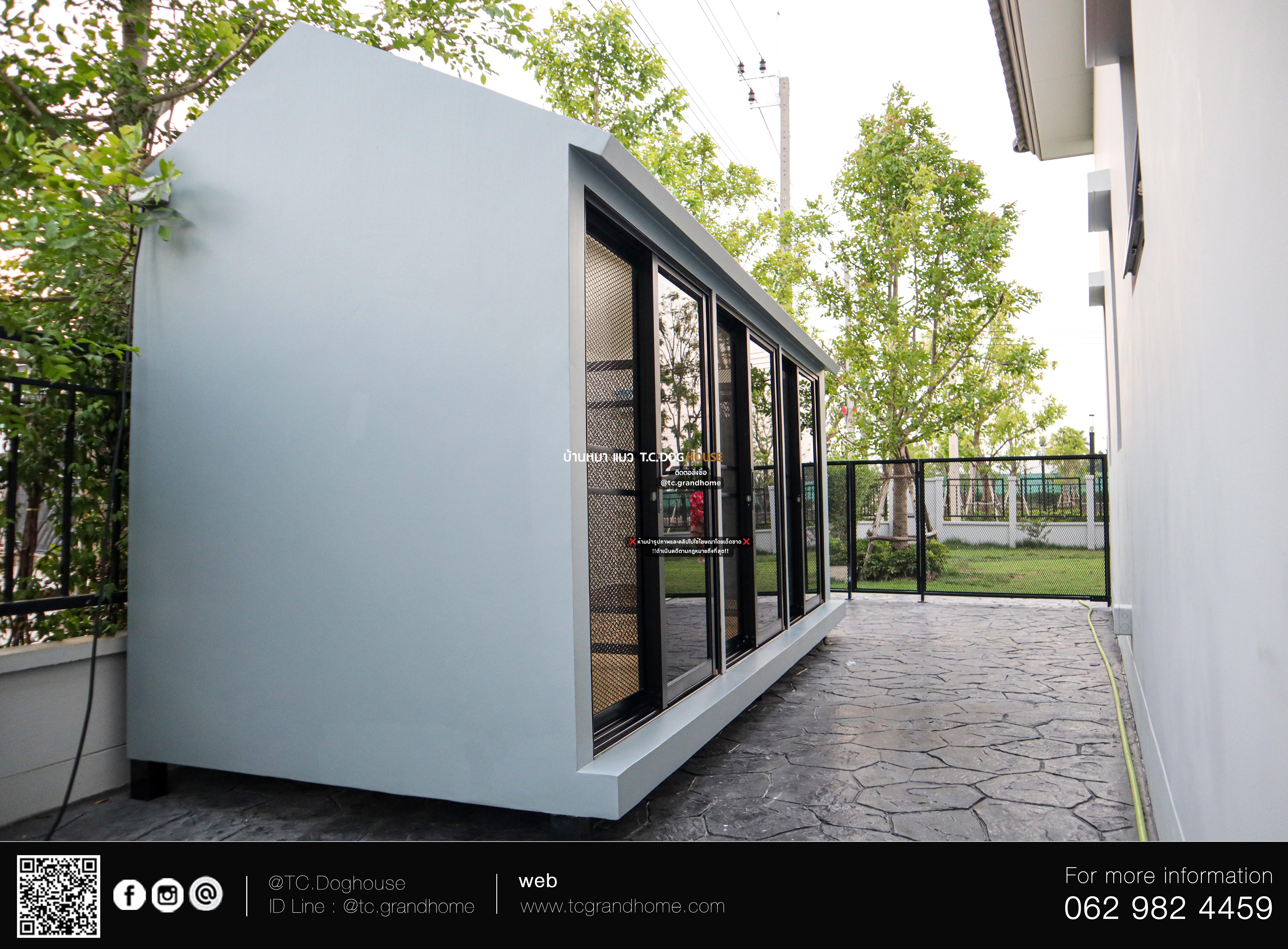 บ้านหมา บ้านแมว แบบ 11 นอร์ดิกสไตล์ ขนาด 150x400x220cm. - Image 4