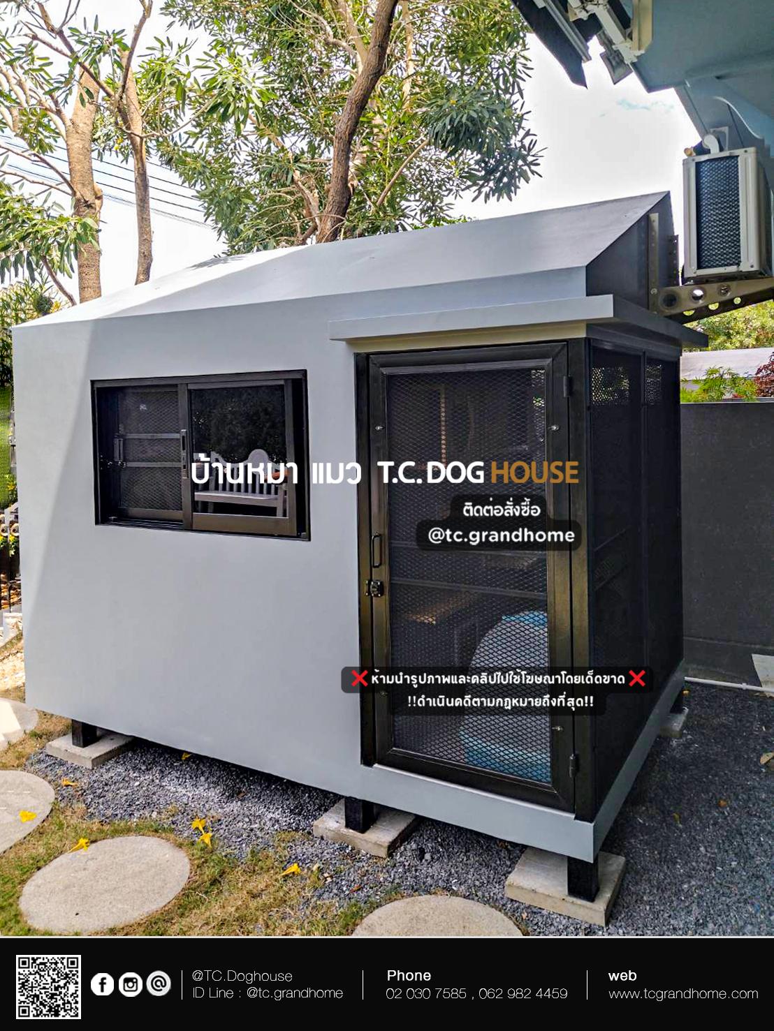 บ้านหมา บ้านแมว แบบ 11 นอร์ดิกสไตล์ ขนาด 260x160x220cm. - Image 9