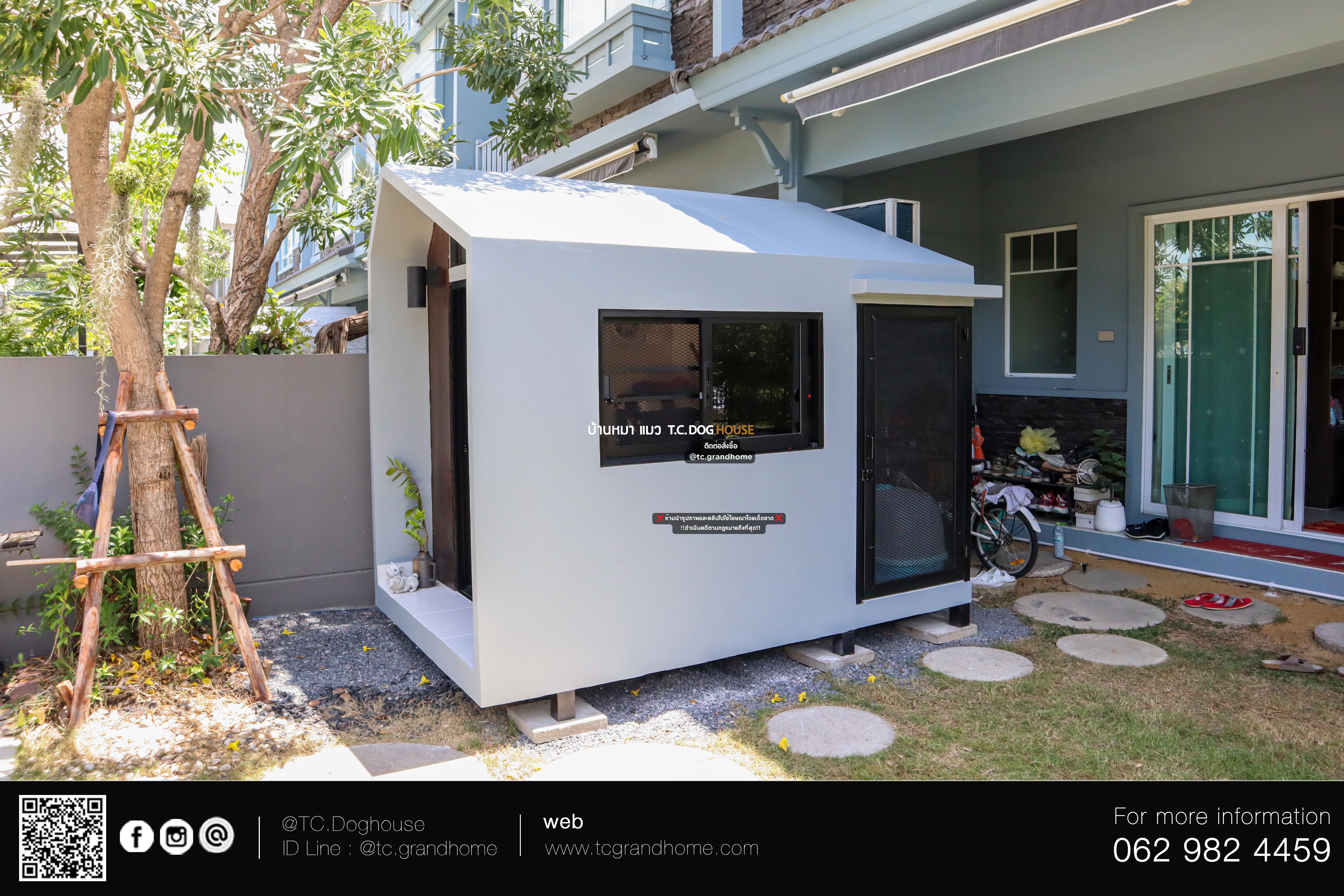 บ้านหมา บ้านแมว แบบ 11 นอร์ดิกสไตล์ ขนาด 260x160x220cm. - Image 3