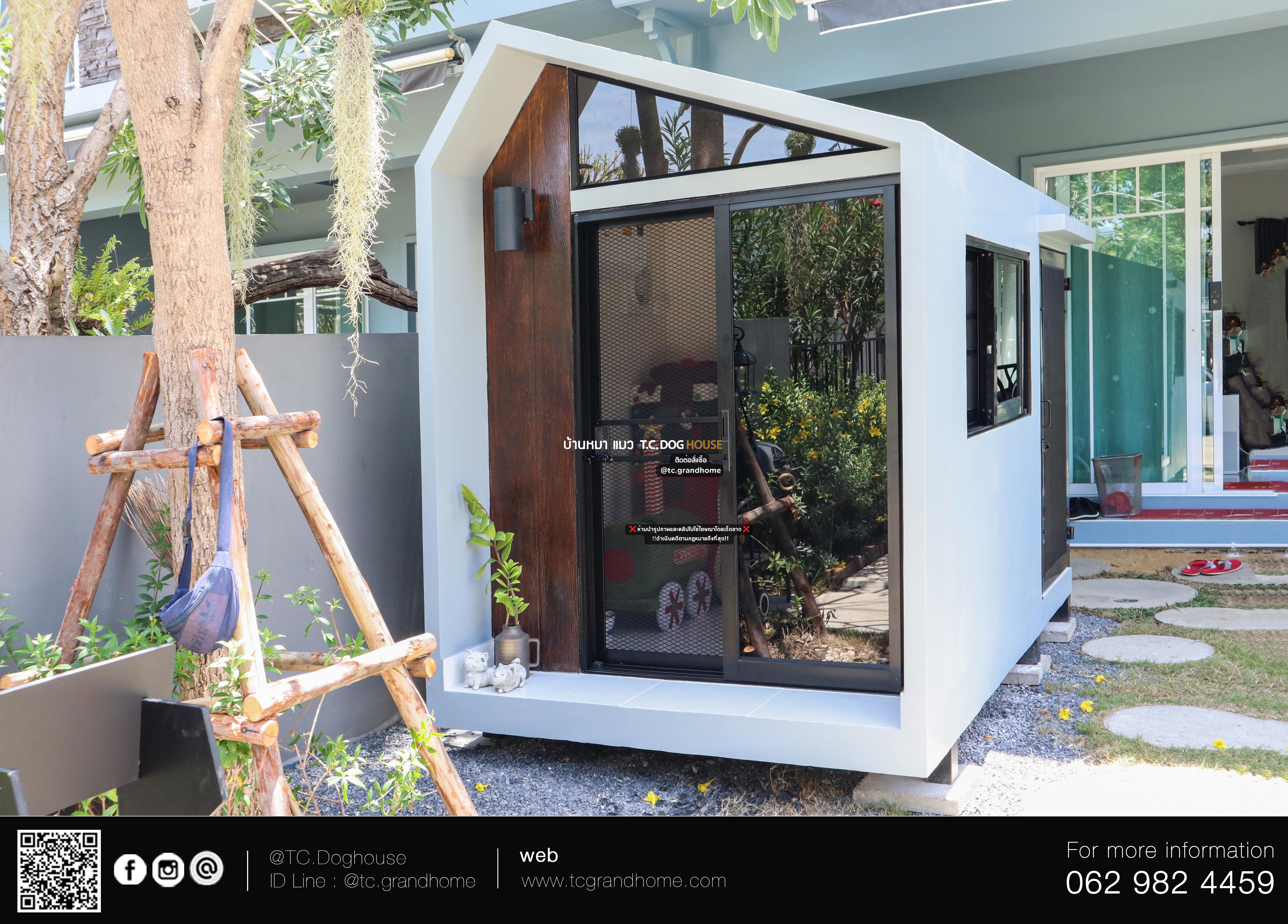 บ้านหมา บ้านแมว แบบ 11 นอร์ดิกสไตล์ ขนาด 260x160x220cm. - Image 7