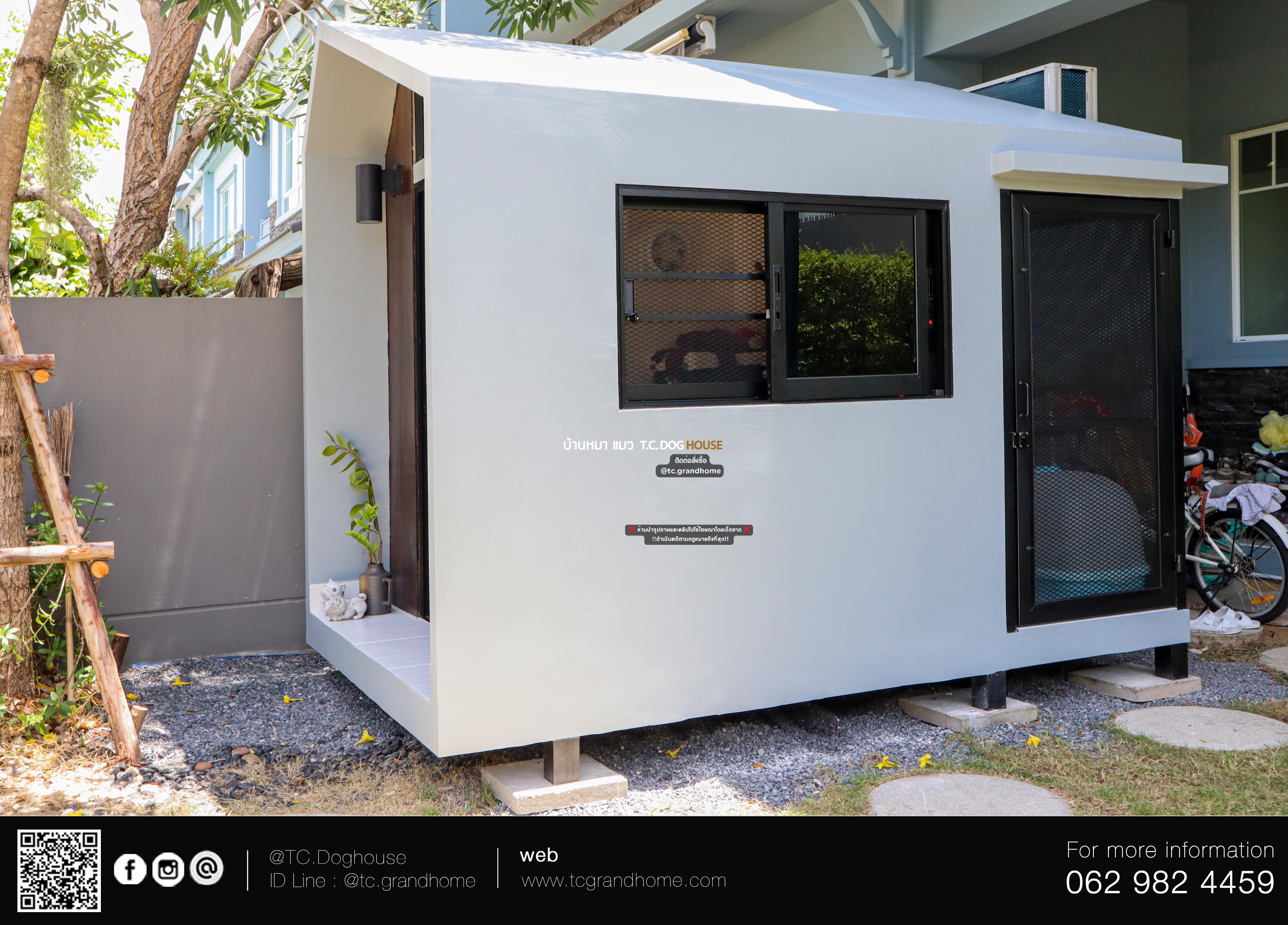 บ้านหมา บ้านแมว แบบ 11 นอร์ดิกสไตล์ ขนาด 260x160x220cm. - Image 5