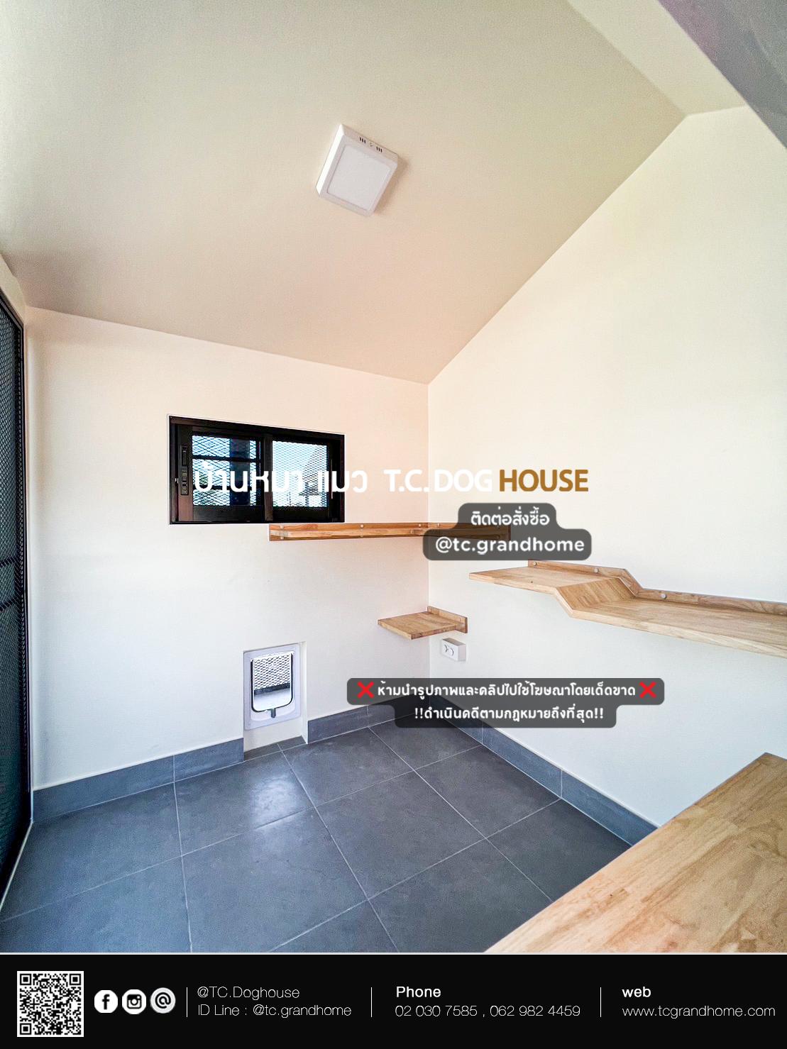 บ้านหมา บ้านแมว แบบ 11 นอร์ดิกสไตล์ ขนาด 180x250x200cm. - Image 9