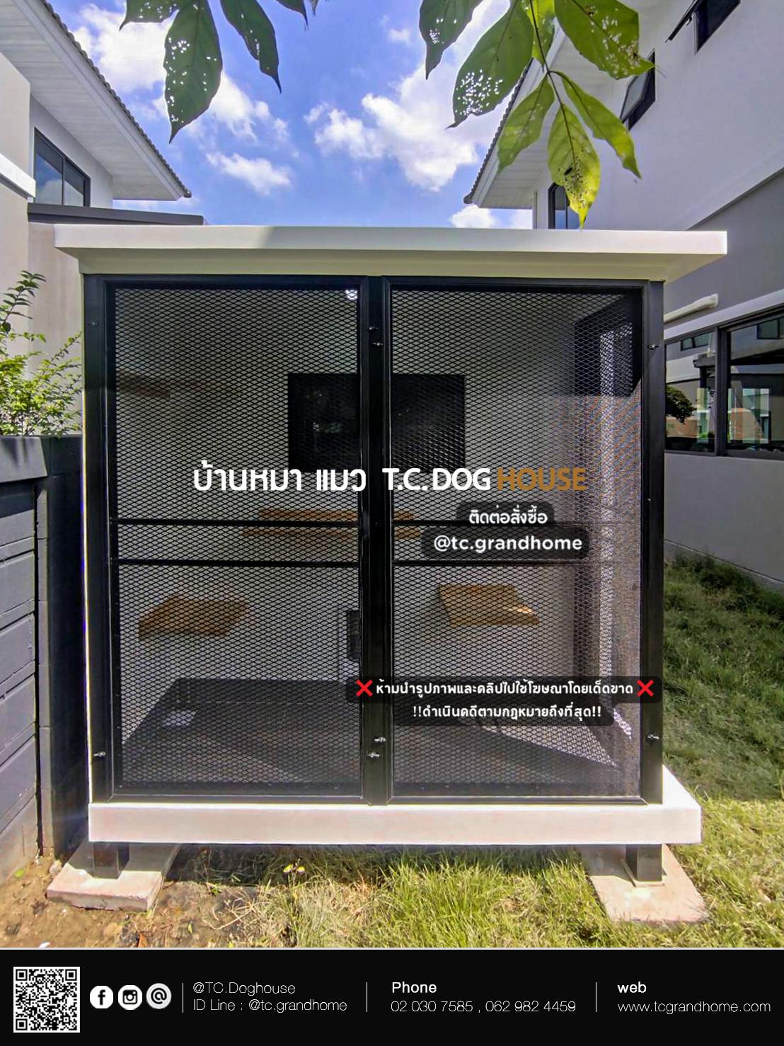 บ้านหมา บ้านแมว แบบ 11 นอร์ดิกสไตล์ ขนาด 180x250x200cm. - Image 4