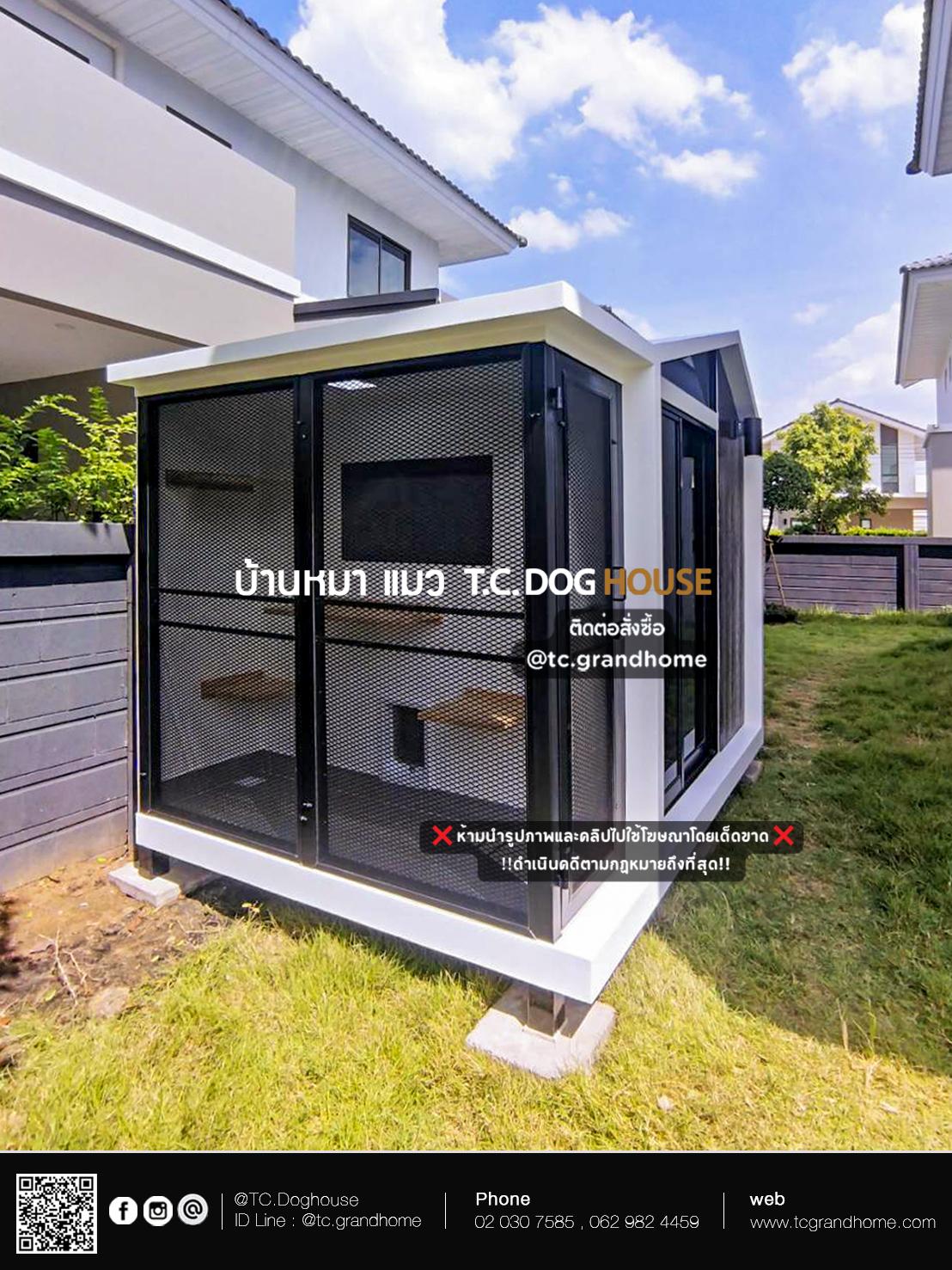 บ้านหมา บ้านแมว แบบ 11 นอร์ดิกสไตล์ ขนาด 180x250x200cm. - Image 10