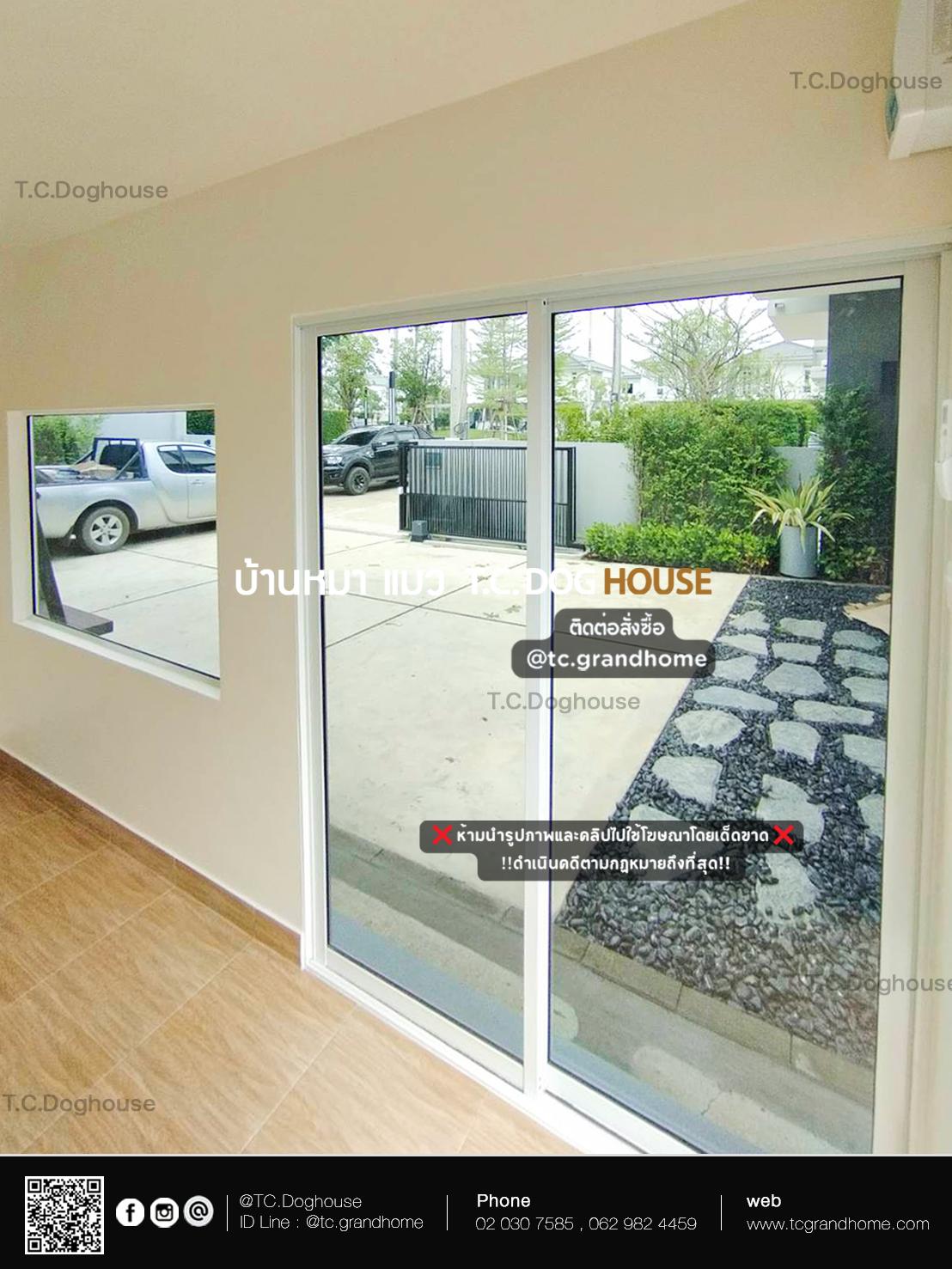 บ้านหมา บ้านแมว แบบ 30 โมเดิร์นสไตล์ ขนาด 200x360x240cm. - Image 5