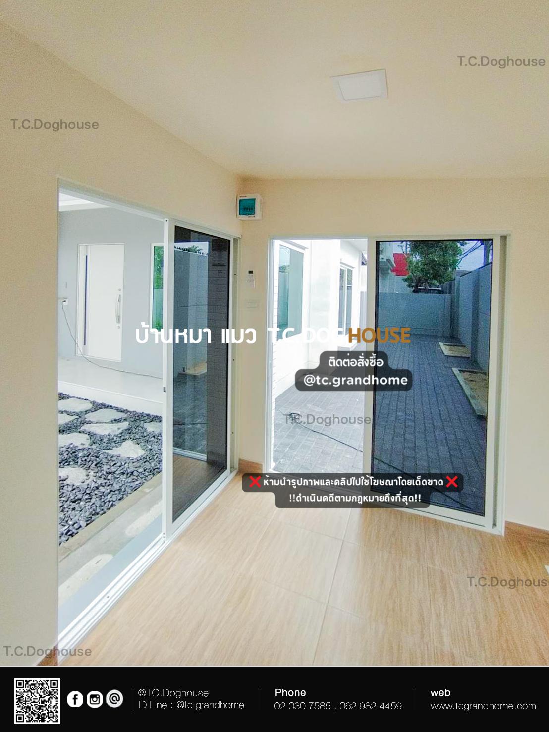 บ้านหมา บ้านแมว แบบ 30 โมเดิร์นสไตล์ ขนาด 200x360x240cm. - Image 8