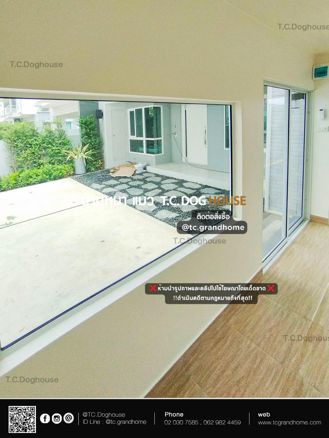 บ้านหมา บ้านแมว แบบ 30 โมเดิร์นสไตล์ ขนาด 200x360x240cm. - Image 10