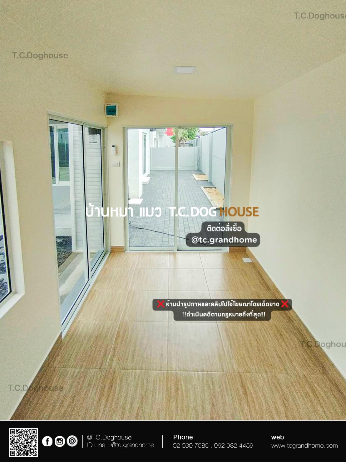 บ้านหมา บ้านแมว แบบ 30 โมเดิร์นสไตล์ ขนาด 200x360x240cm. - Image 11