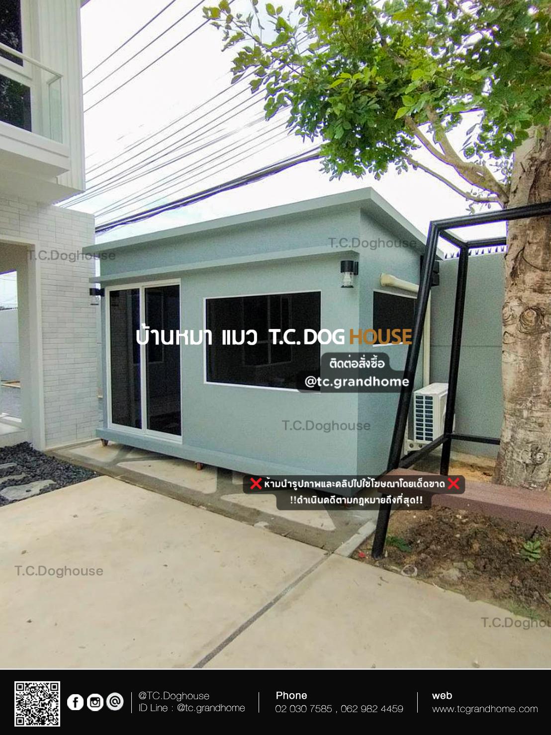 บ้านหมา บ้านแมว แบบ 30 โมเดิร์นสไตล์ ขนาด 200x360x240cm. - Image 13