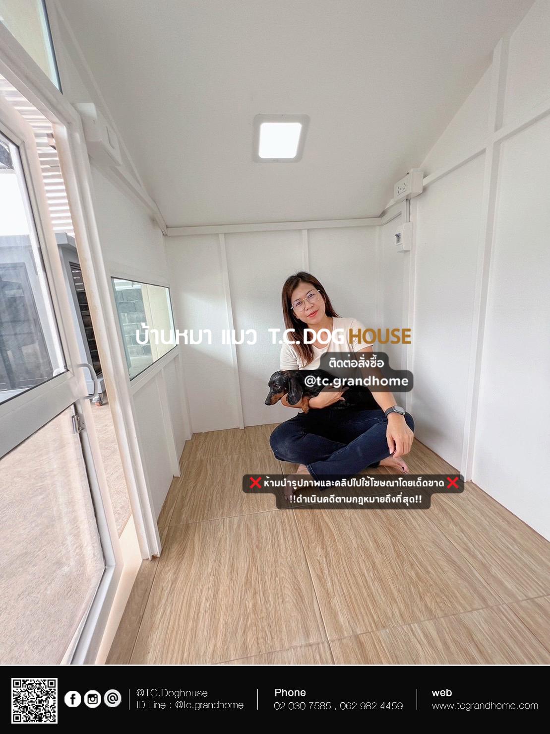 บ้านหมา บ้านแมว แบบ 2 นอร์ดิกสไตล์ ขนาด 120x150x150cm. - Image 12