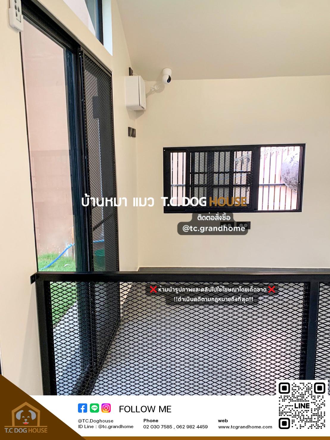 บ้านหมา บ้านแมว แบบ 11 นอร์ดิกสไตล์ ขนาด 200x400x240cm. - Image 8
