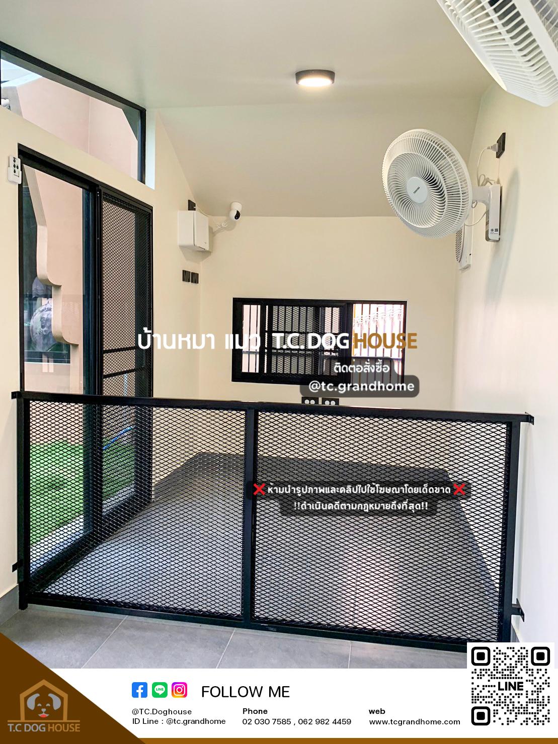 บ้านหมา บ้านแมว แบบ 11 นอร์ดิกสไตล์ ขนาด 200x400x240cm. - Image 5