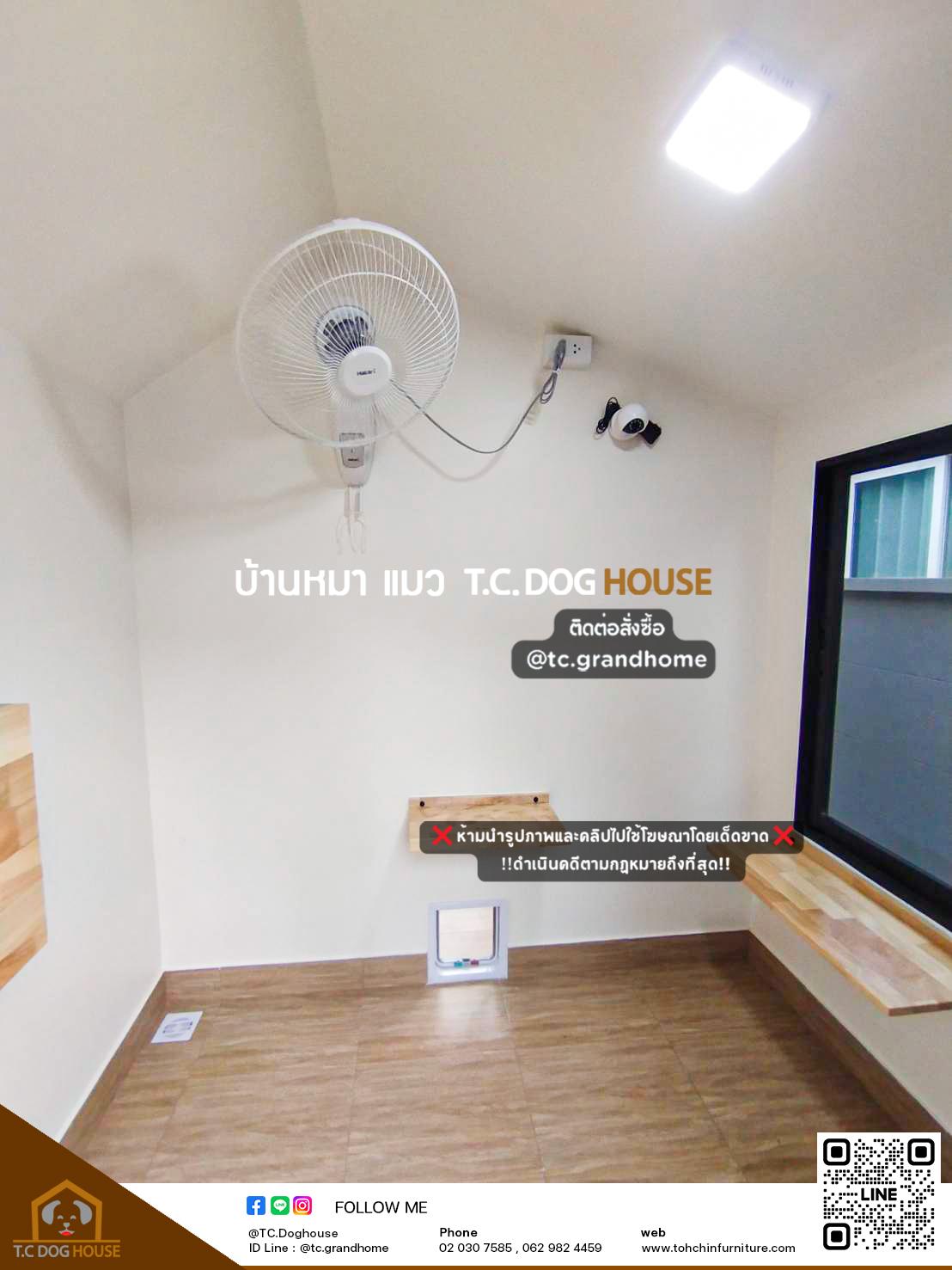 บ้านหมา บ้านแมว แบบ 11 นอร์ดิกสไตล์ ขนาด 280x190x220cm. - Image 5