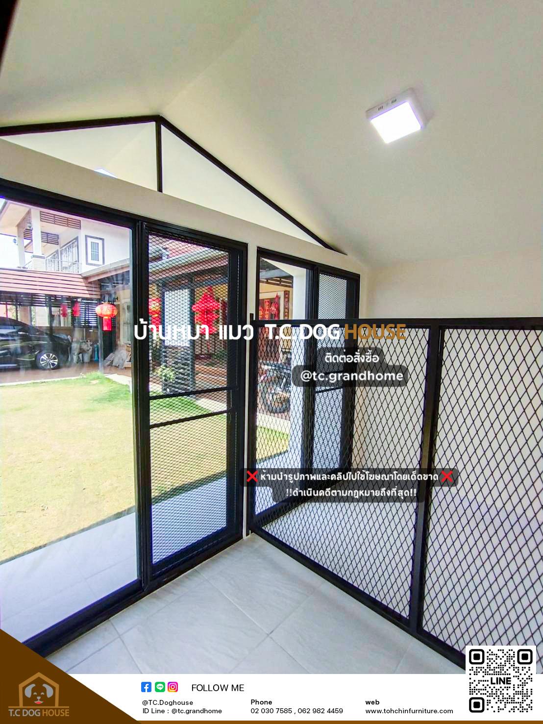 บ้านหมา บ้านแมว แบบ 11 นอร์ดิกสไตล์ ขนาด 260x370x220cm. - Image 8