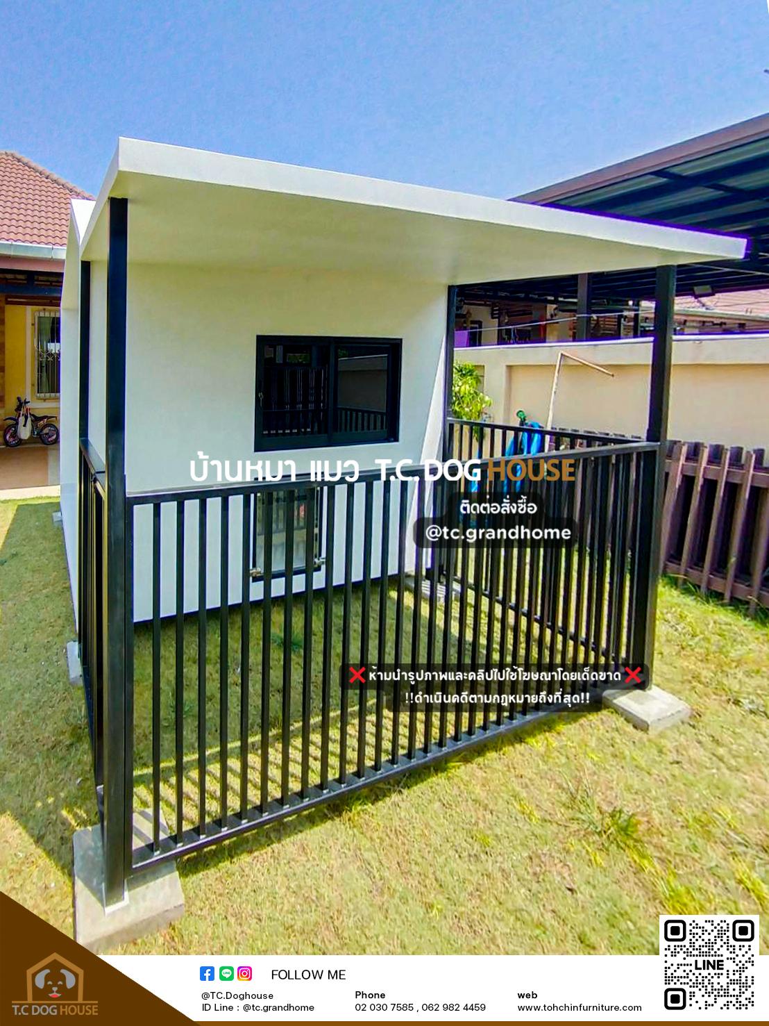 บ้านหมา บ้านแมว แบบ 11 นอร์ดิกสไตล์ ขนาด 260x370x220cm. - Image 6