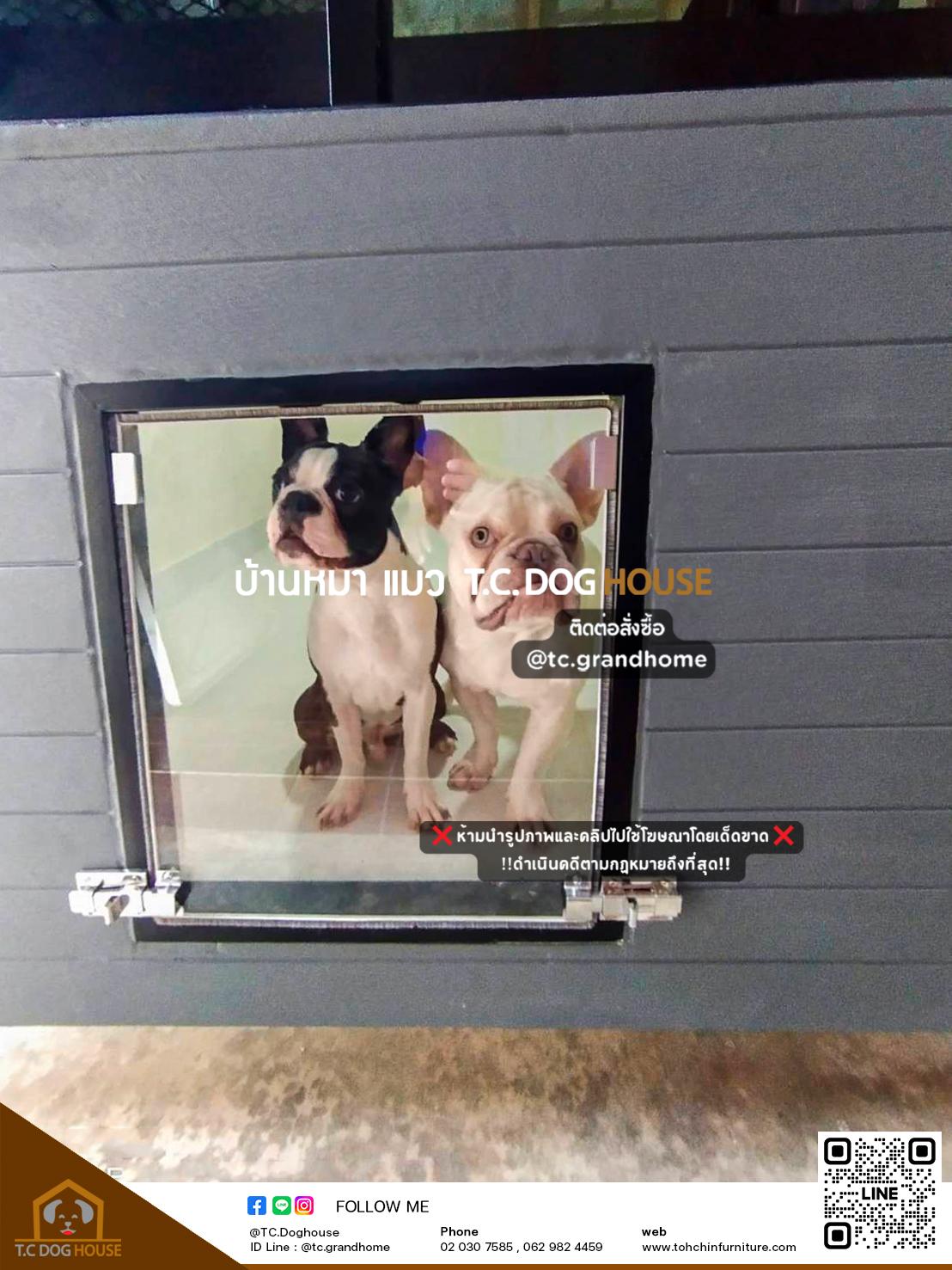 บ้านหมา บ้านแมว แบบ 28 คลาสสิคสไตล์ ขนาด 150x200x180cm. - Image 5