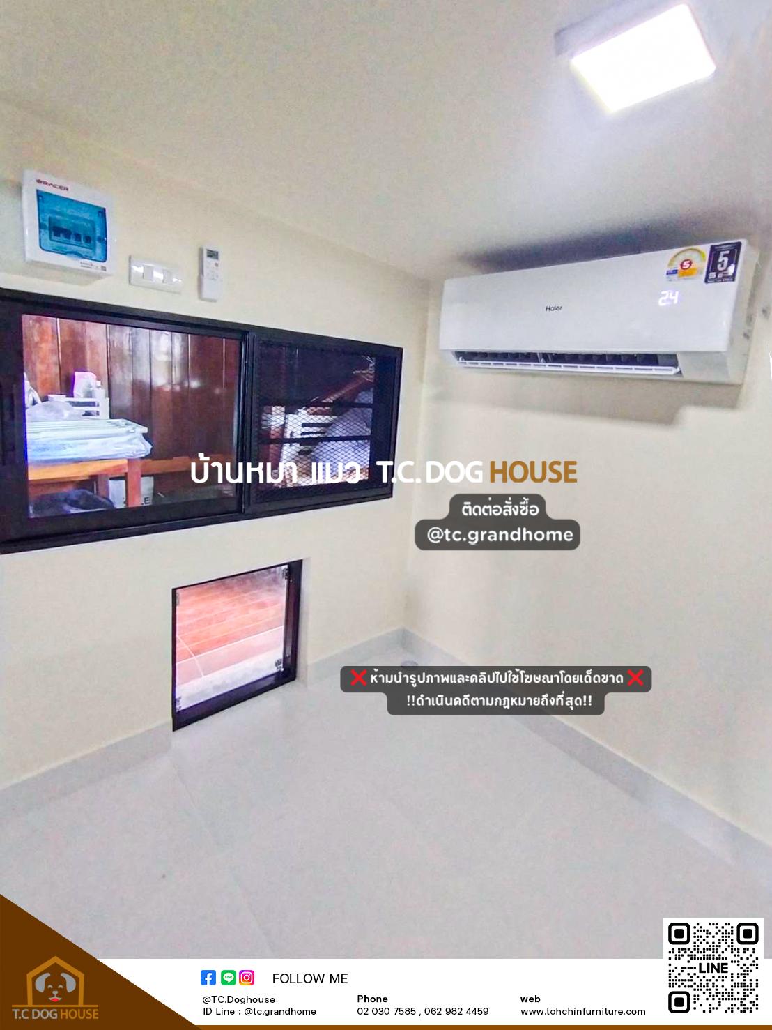 บ้านหมา บ้านแมว แบบ 28 คลาสสิคสไตล์ ขนาด 150x200x180cm. - Image 7
