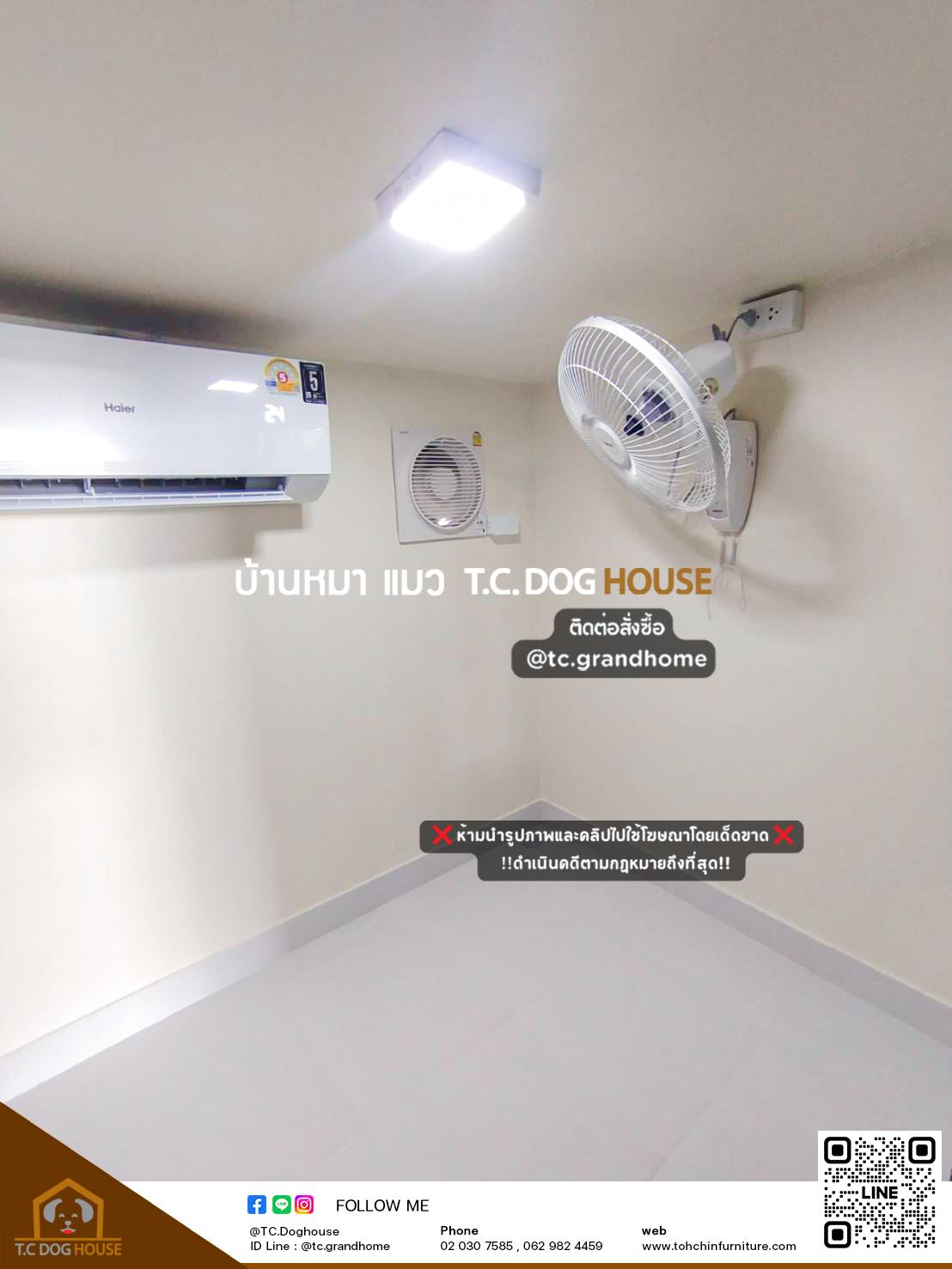 บ้านหมา บ้านแมว แบบ 28 คลาสสิคสไตล์ ขนาด 150x200x180cm. - Image 8