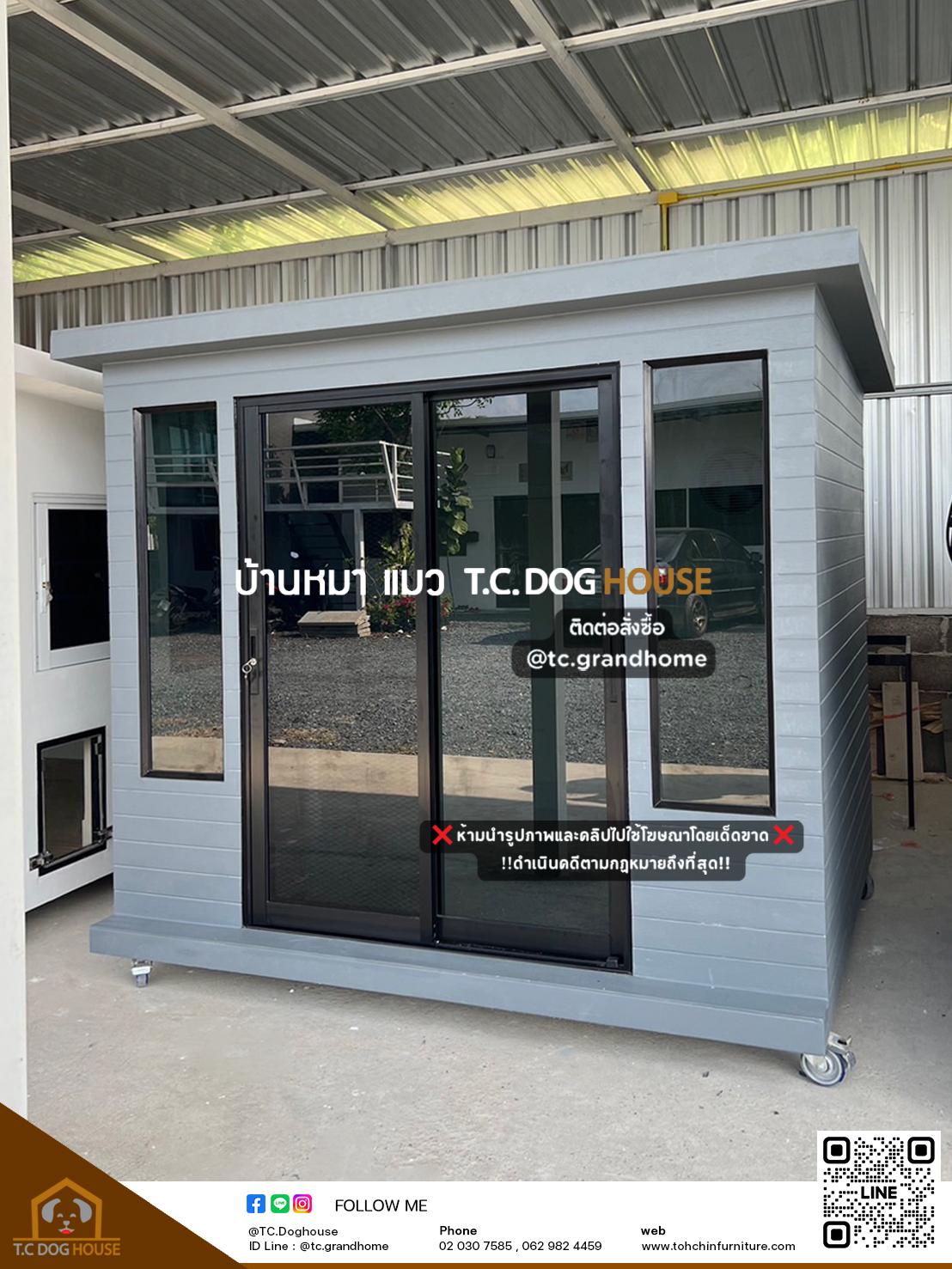 บ้านหมา บ้านแมว แบบ 28 คลาสสิคสไตล์ ขนาด 150x200x180cm. - Image 2