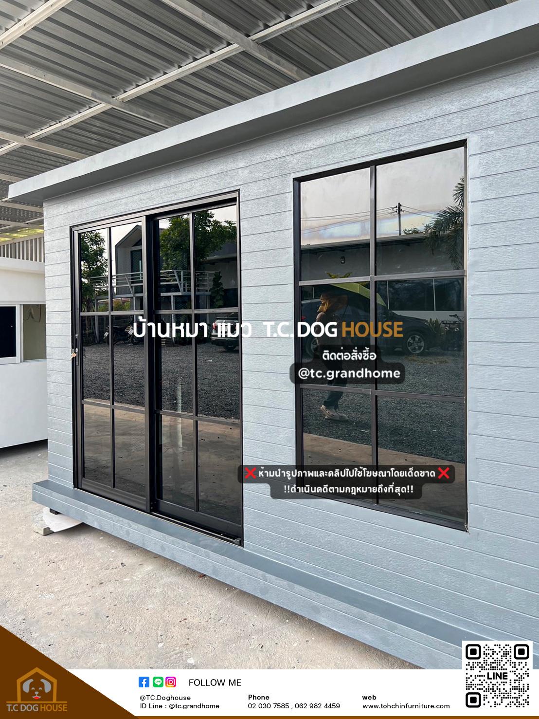 บ้านหมา บ้านแมว แบบ 34 คลาสสิคสไตล์ ขนาด 170x300x200cm. - Image 4