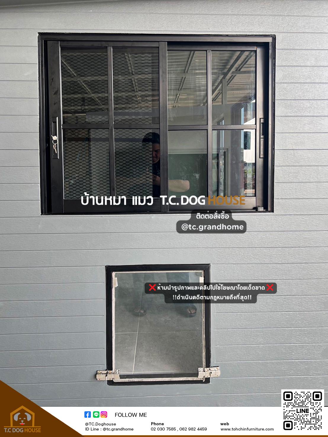 บ้านหมา บ้านแมว แบบ 34 คลาสสิคสไตล์ ขนาด 170x300x200cm. - Image 5