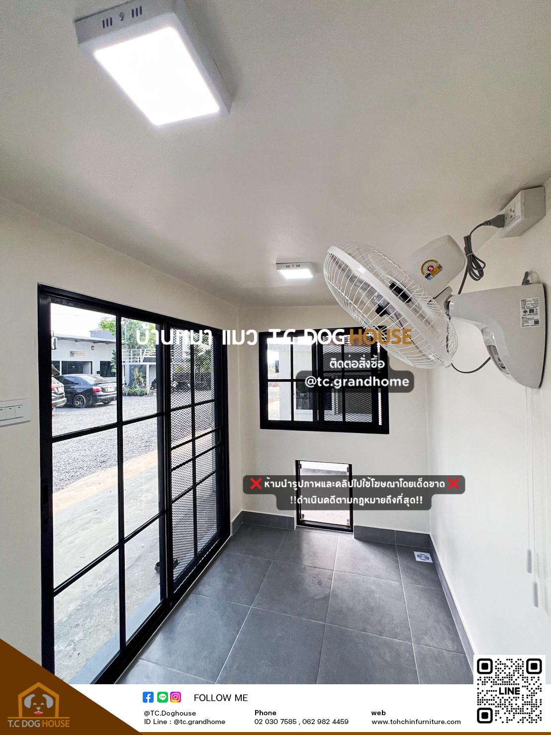 บ้านหมา บ้านแมว แบบ 34 คลาสสิคสไตล์ ขนาด 170x300x200cm. - Image 7