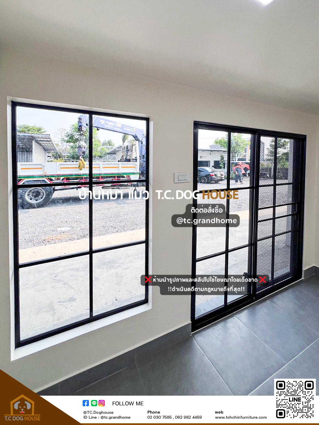 บ้านหมา บ้านแมว แบบ 34 คลาสสิคสไตล์ ขนาด 170x300x200cm. - Image 9