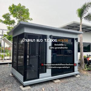 บ้านหมา บ้านแมว แบบ 18 คลาสสิคสไตล์ ขนาด 200x300x220cm.