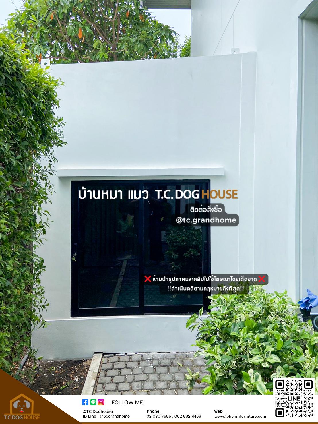 บ้านหมา บ้านแมว แบบ 36 โมเดิร์นสไตล์ ขนาด 180x400x240cm. - Image 4